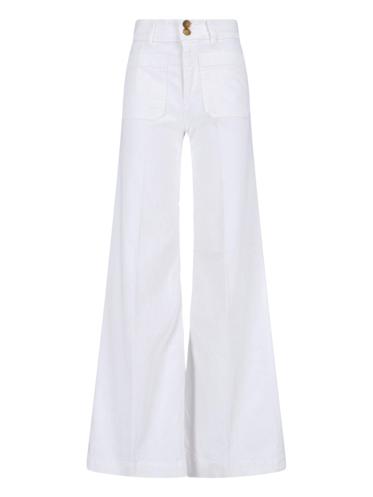 White Wide Leg Jeans