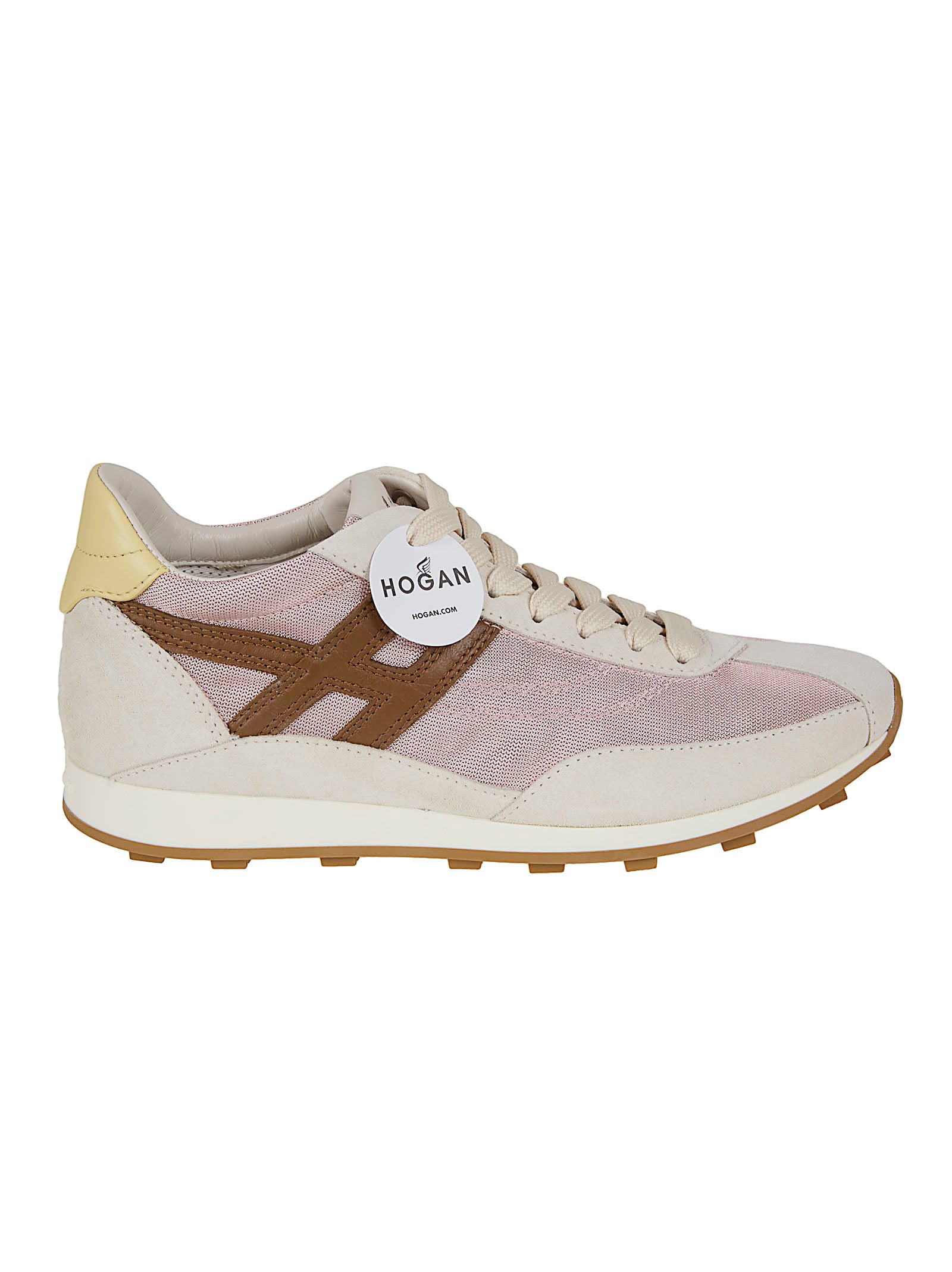 Retro-Inspired Sneakers with Prominent 'H' Detail