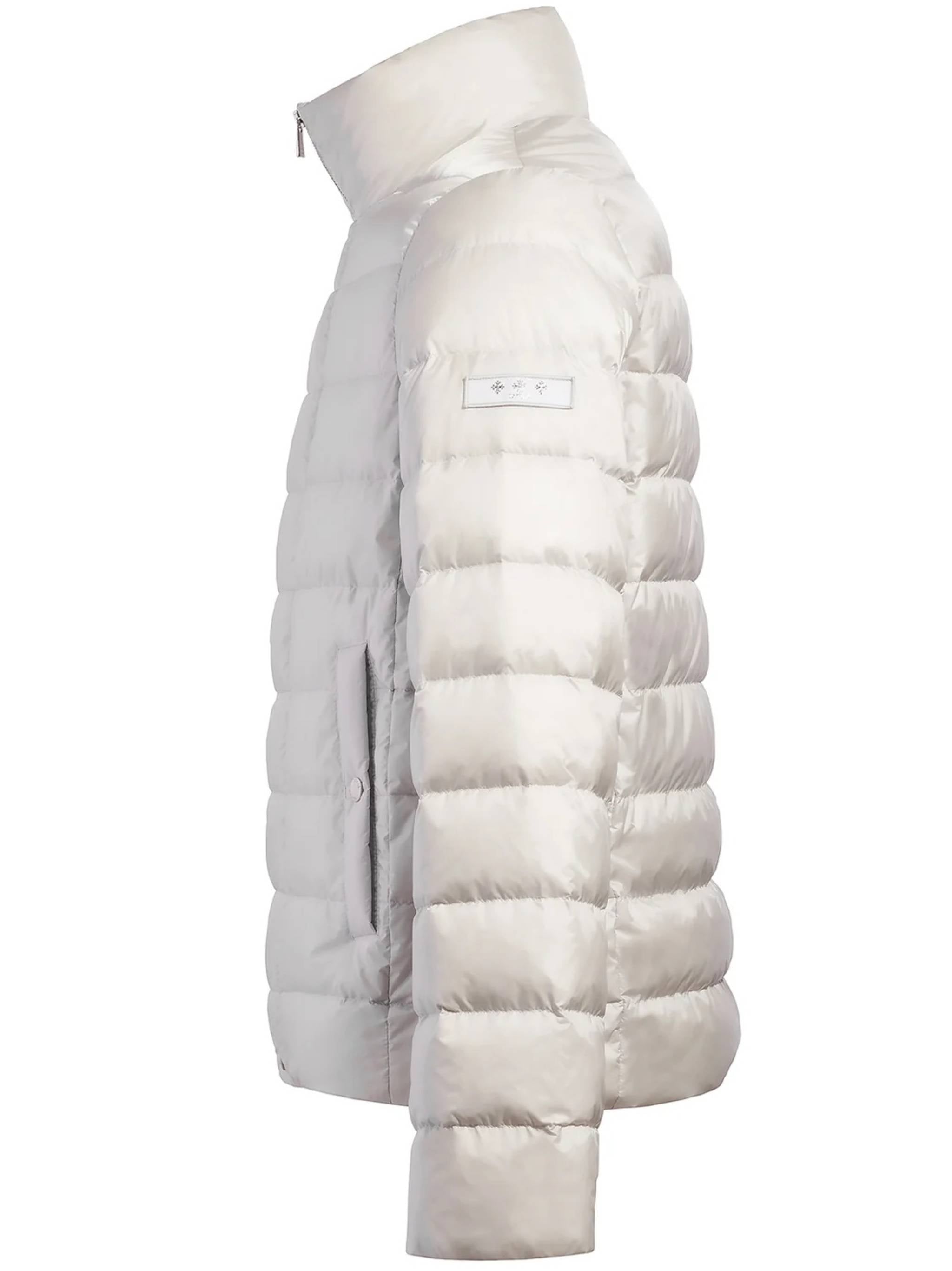 Black Atene Quilted Padded Nylon Jacket