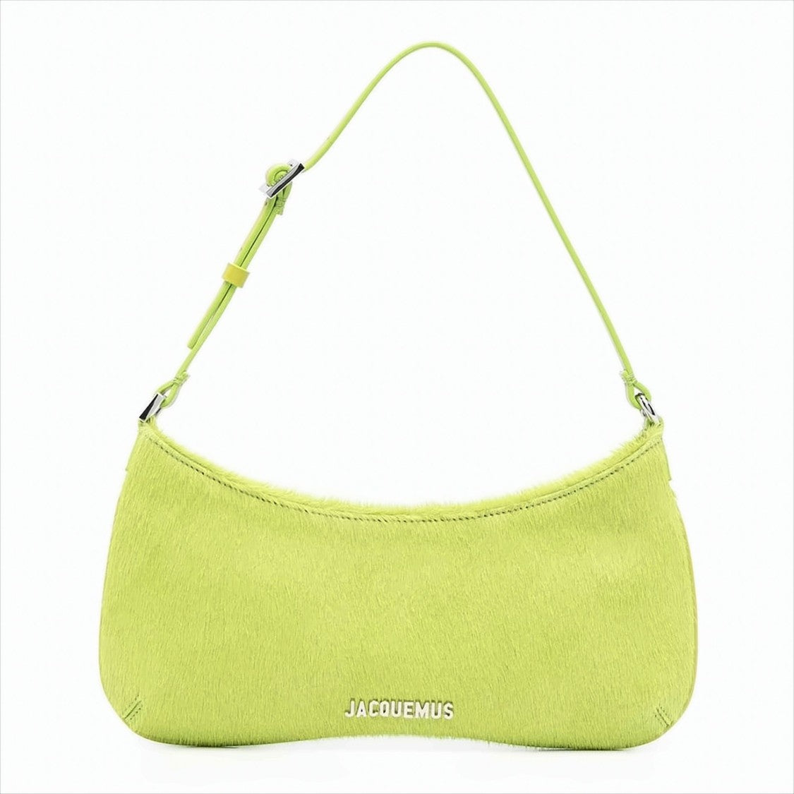 Pony Hair Shoulder Bag with Slim Silhouette