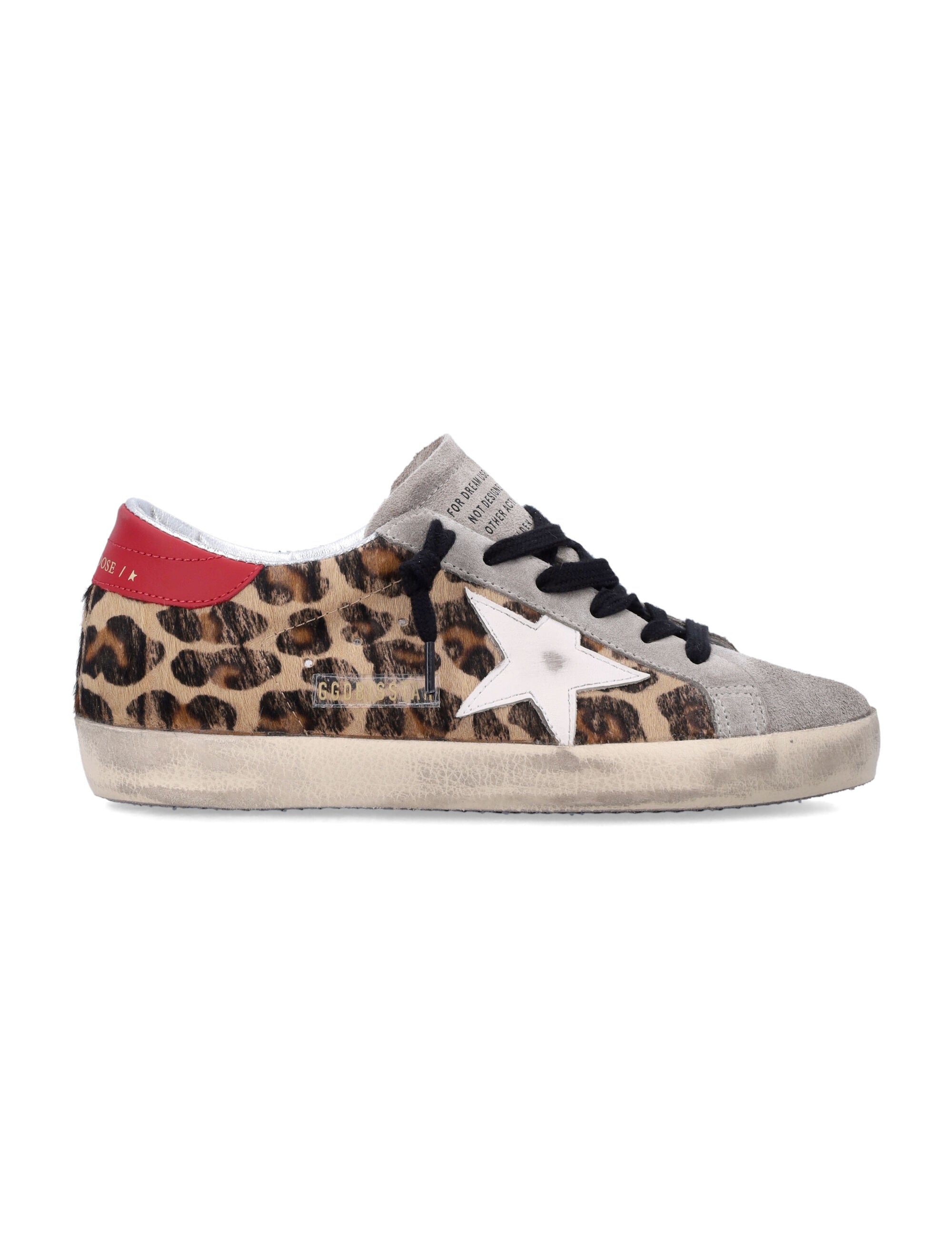 Golden Goose Super-Star Woman's Sneakers Leopard Print