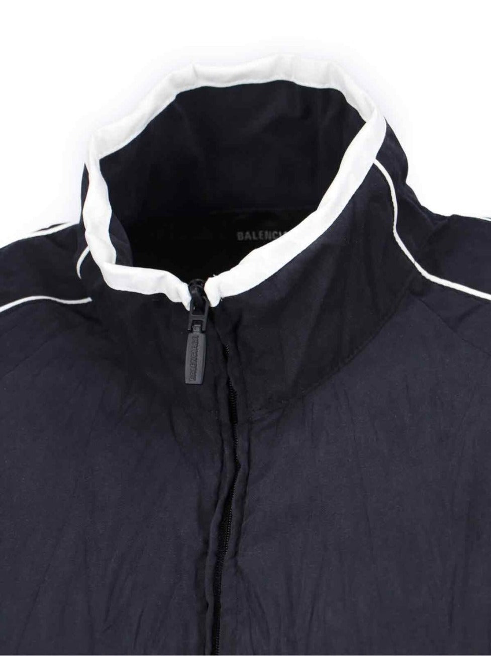 Giazza Zip Logo Jacket With High Collar
