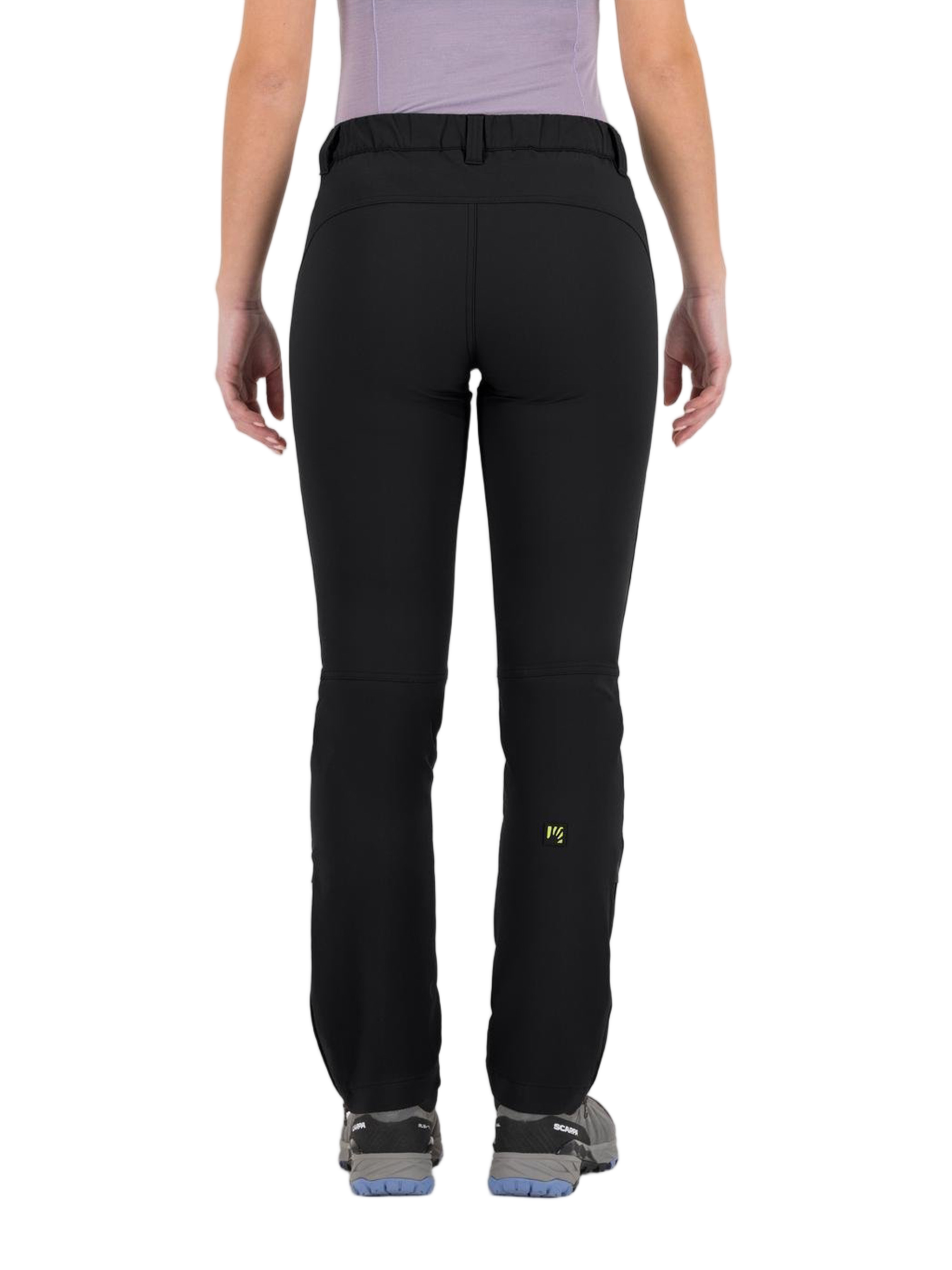 Black Scarnia Up W Fitted Pants