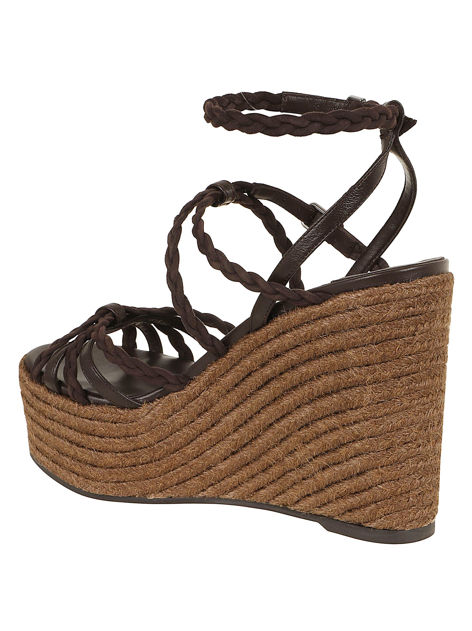 Woven Brown Sandals