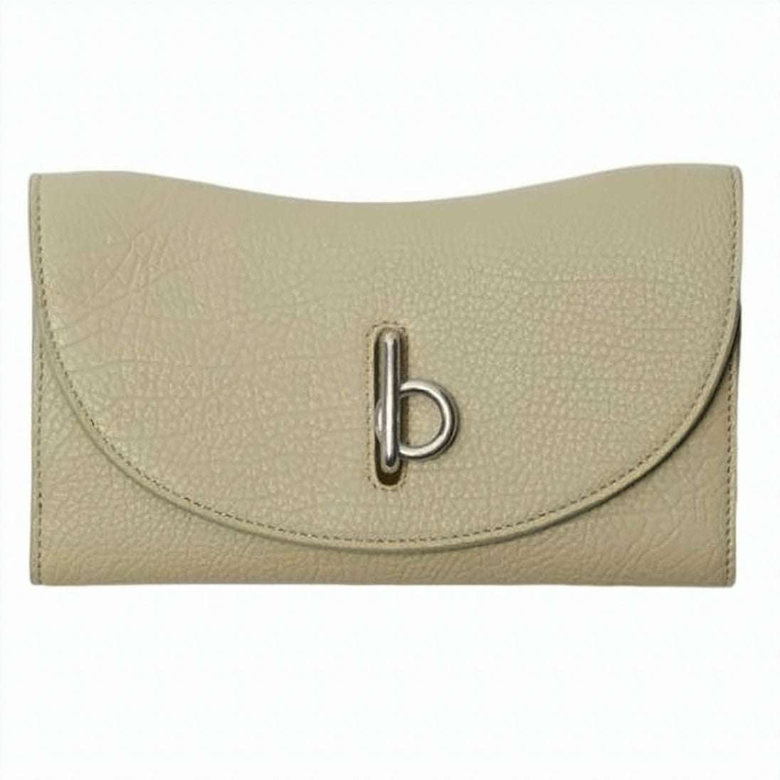 Textured Leather Long Wallet