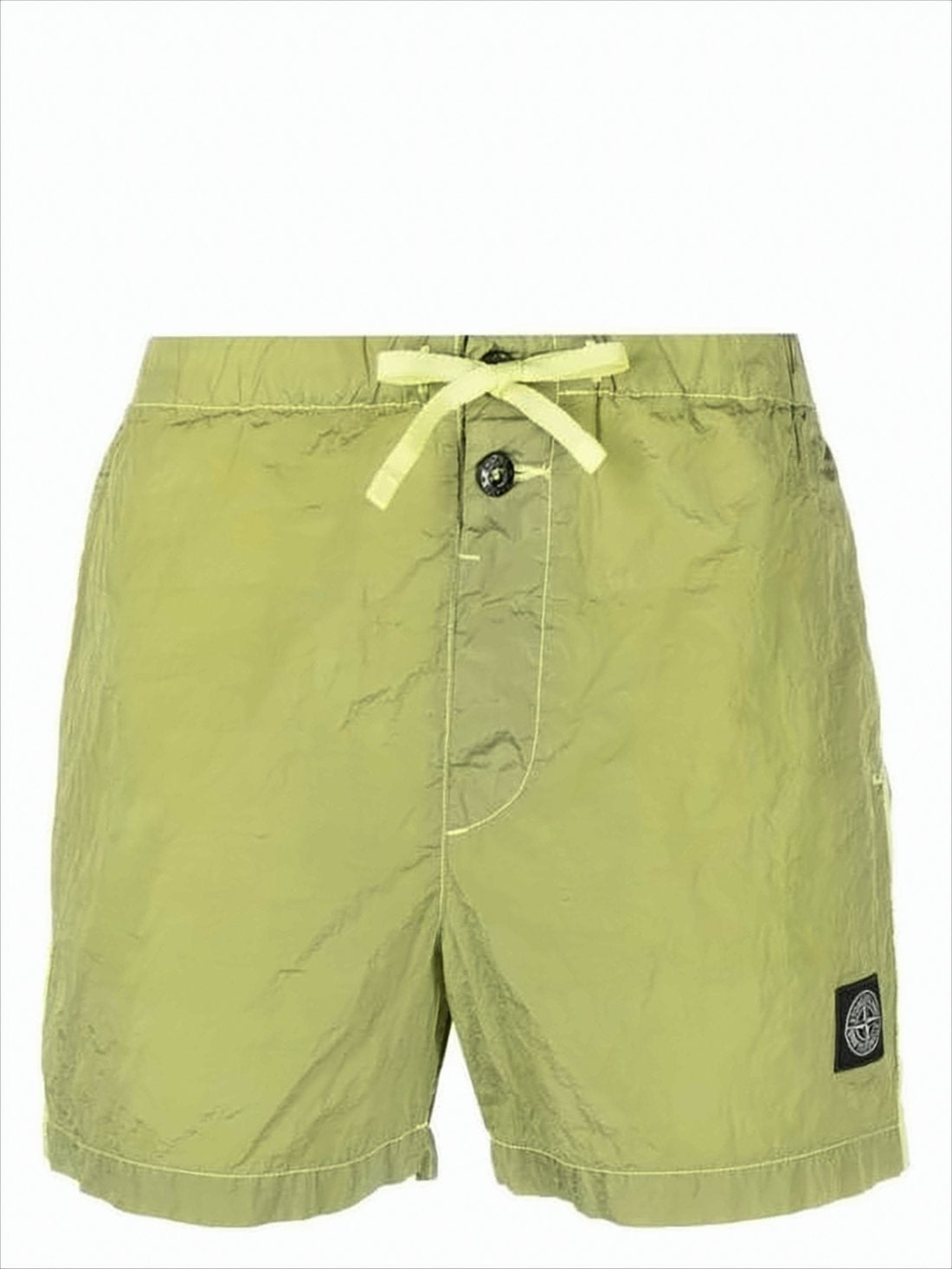 Lightweight Olive Green Swim Shorts
