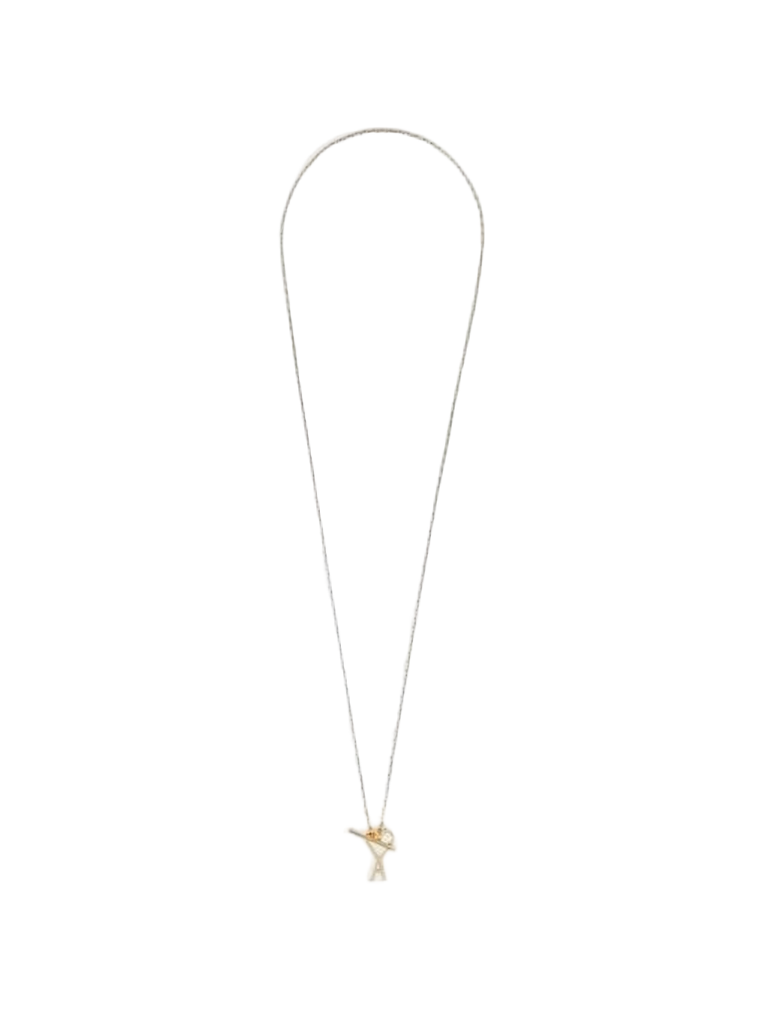 Minimalist Gold Necklace with Heart