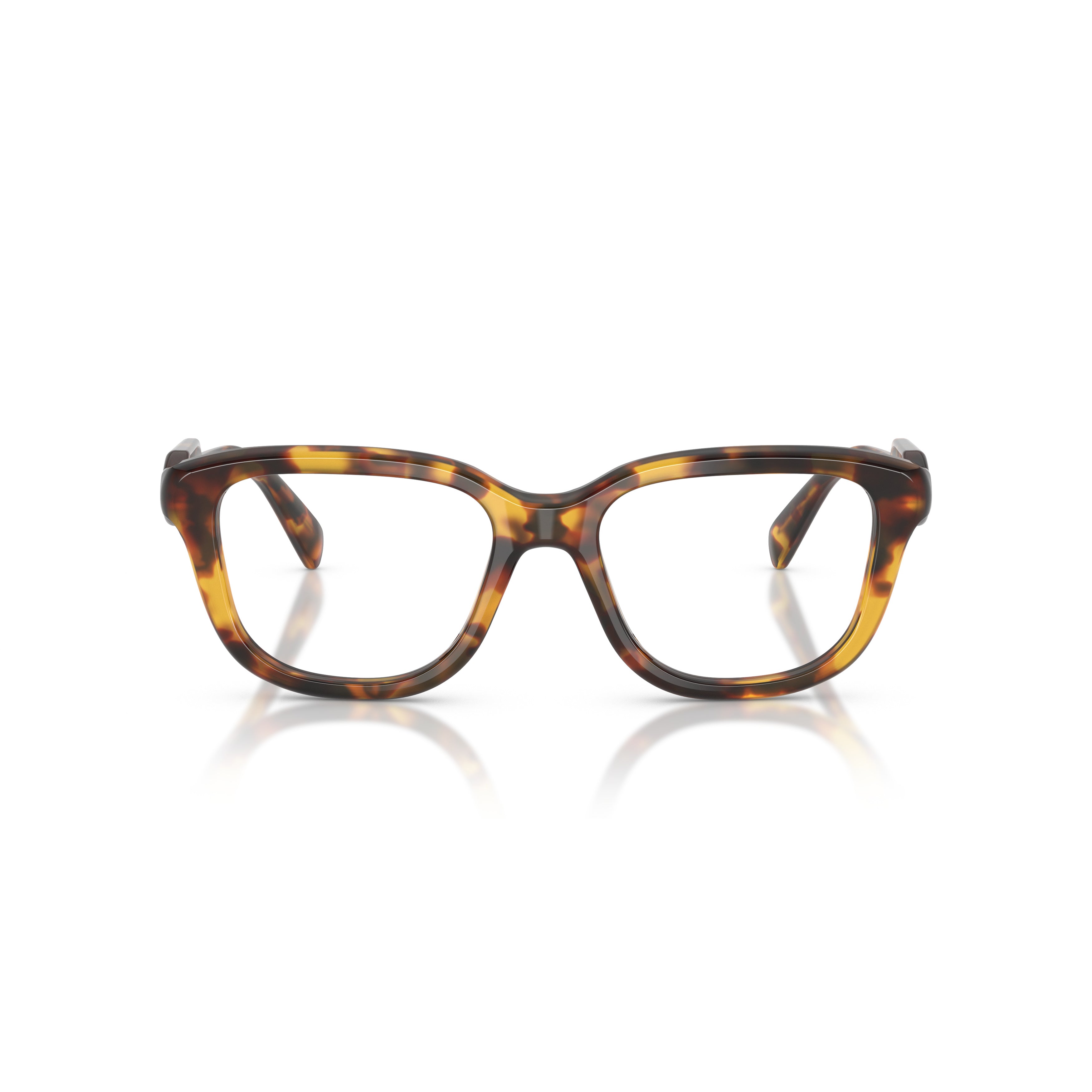 0mu 02zv Oversized Square Tortoiseshell Frame Miu Miu Eyeglasses