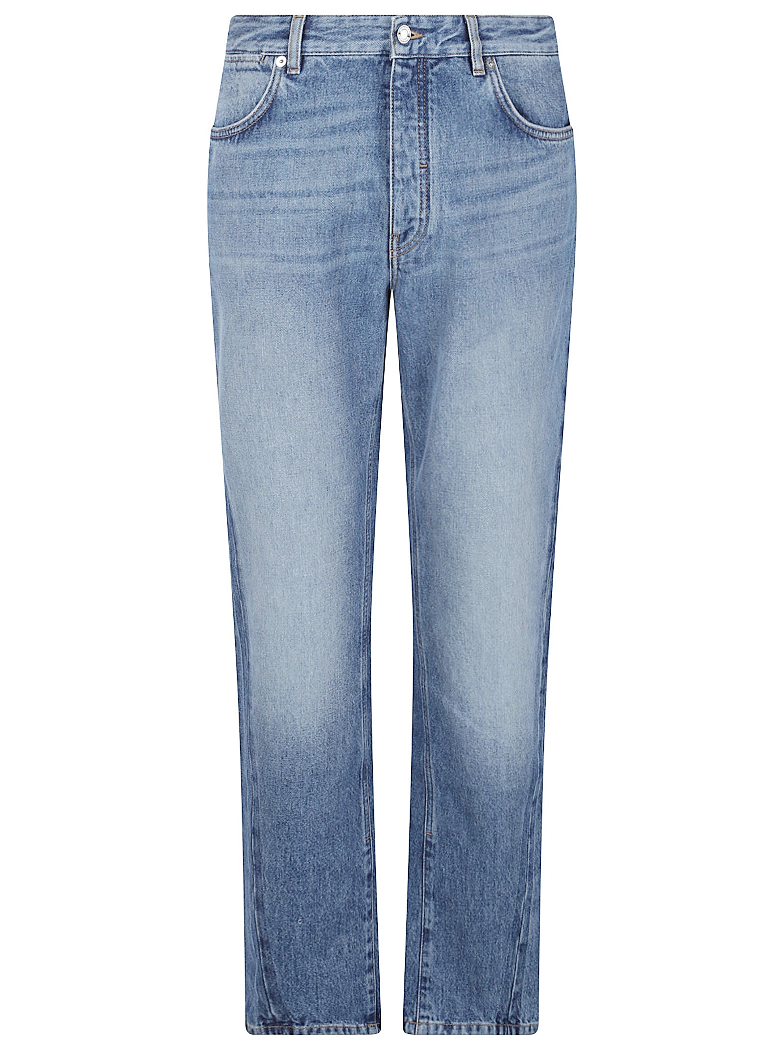 Medium Blue Relaxed Fit Jeans