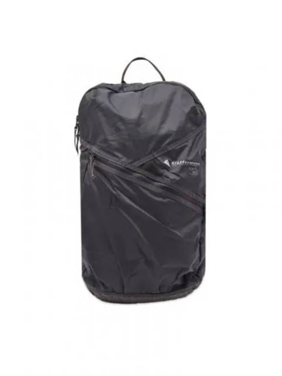 Rectangular Black Backpack