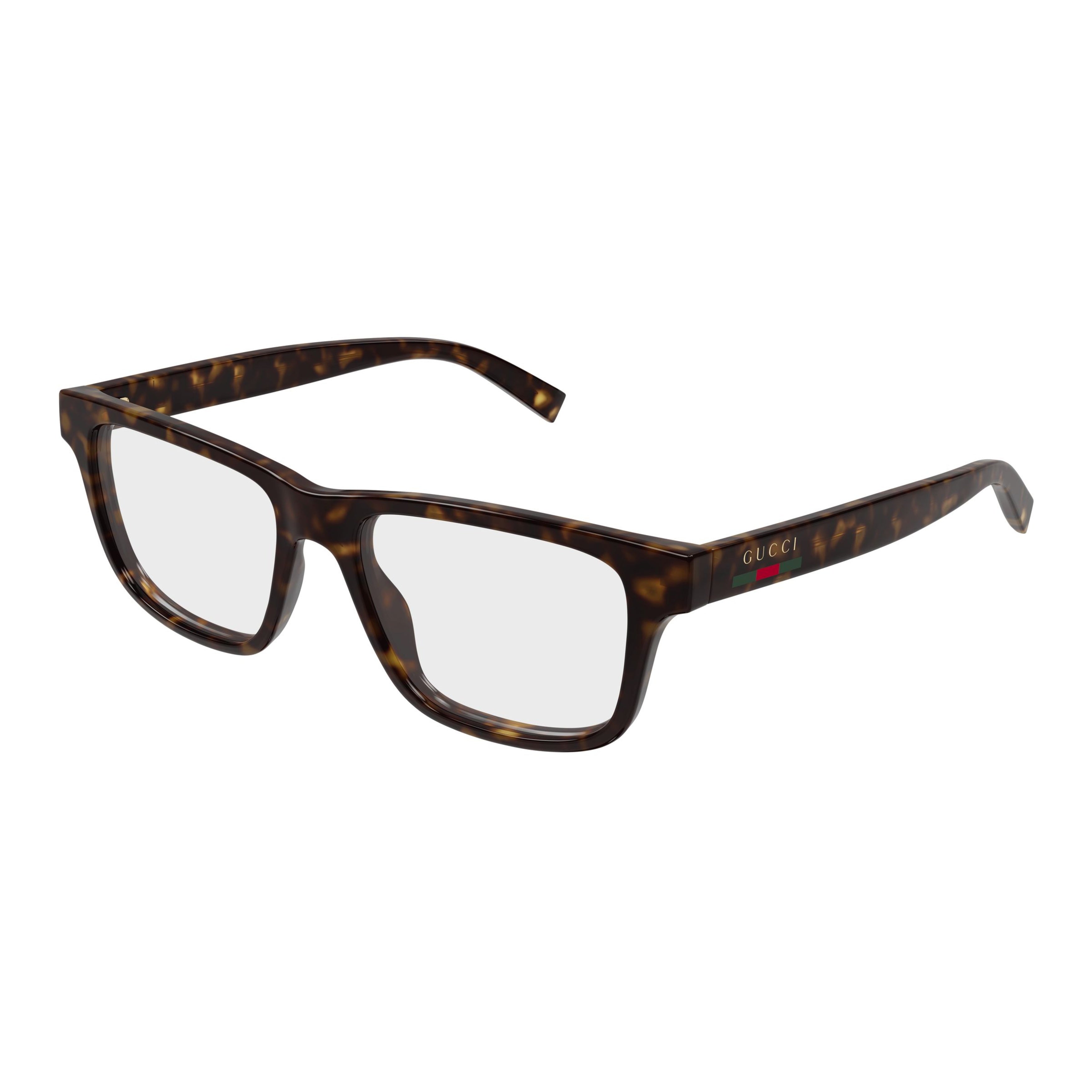 Gg1987o Rectangular Tortoiseshell Frame Eyeglasses