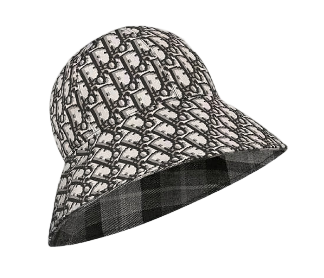 Reversible Wool Hat with Monogram