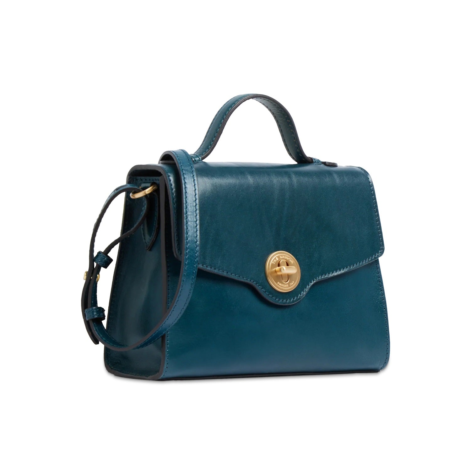 Leather Shoulder Bag with Minimal Design