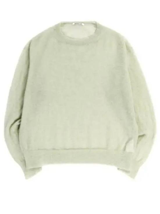 Relaxed Fit Mohair Blend Sweater