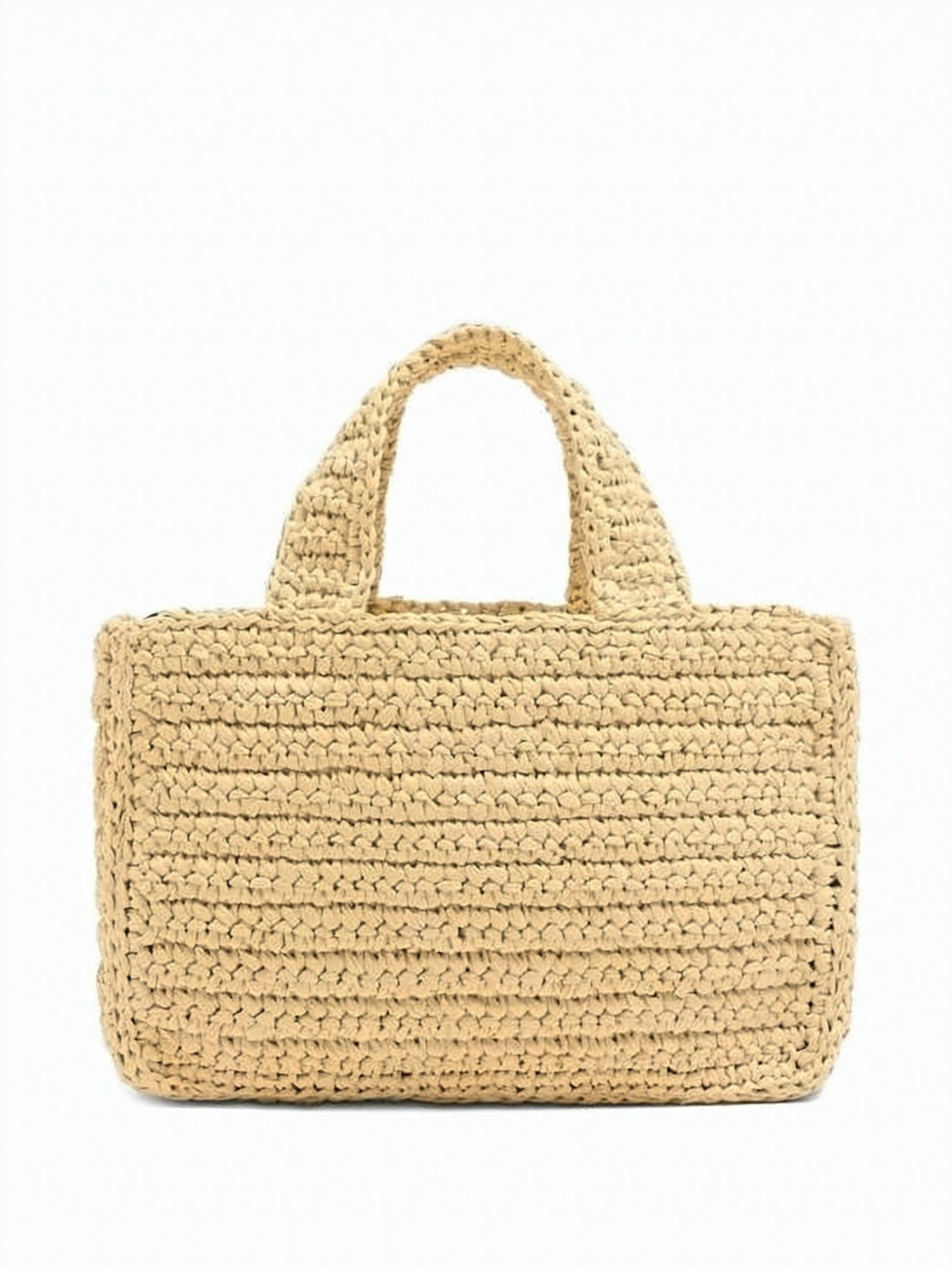 Woven Raffia Tote Bag