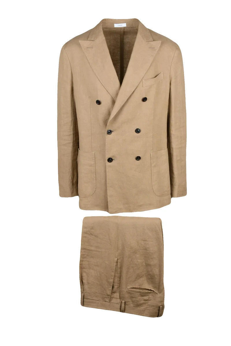 Linen Suit - Brown