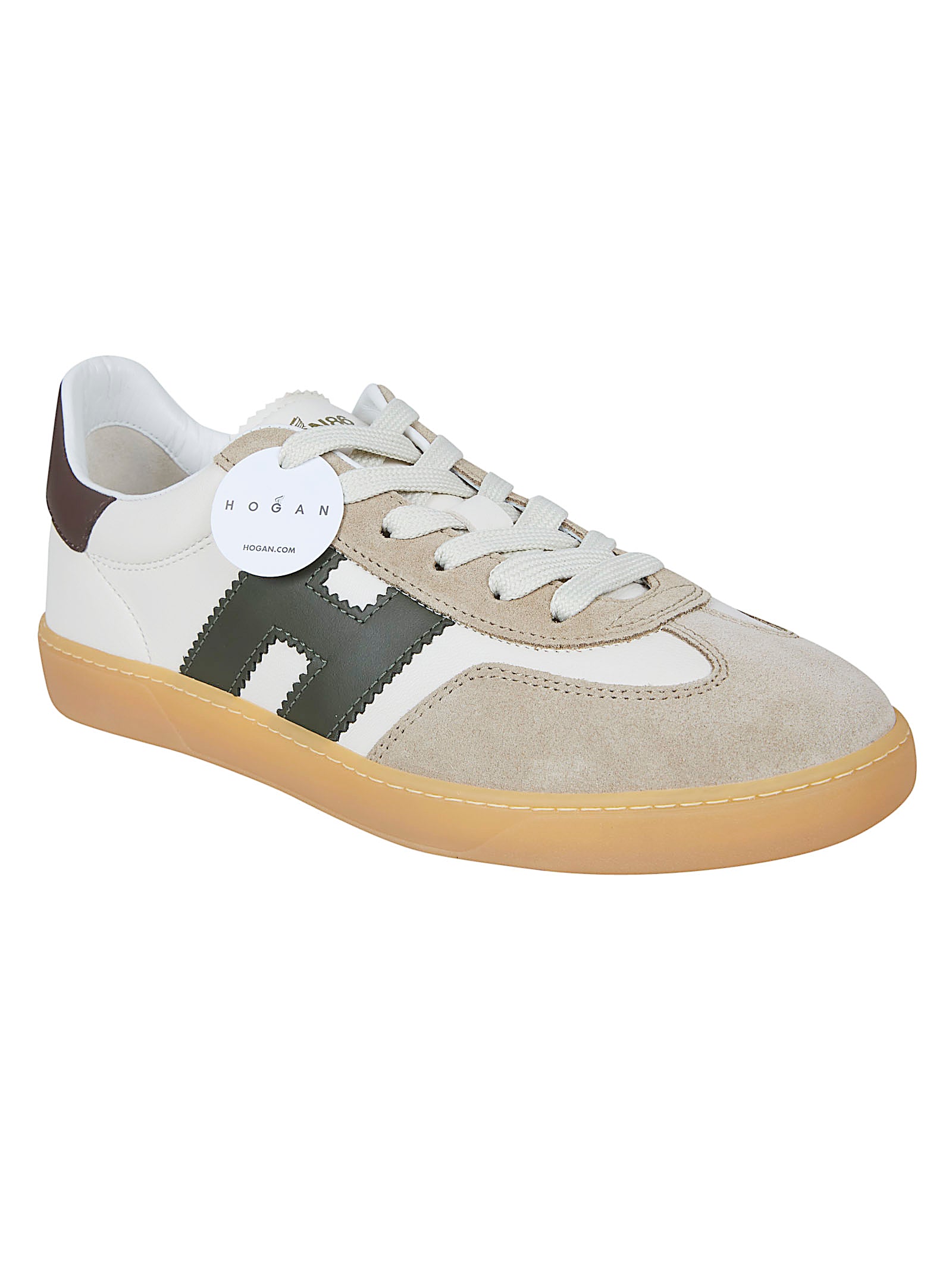 Retro-Contemporary Sneakers with Serrated 'H' Logo