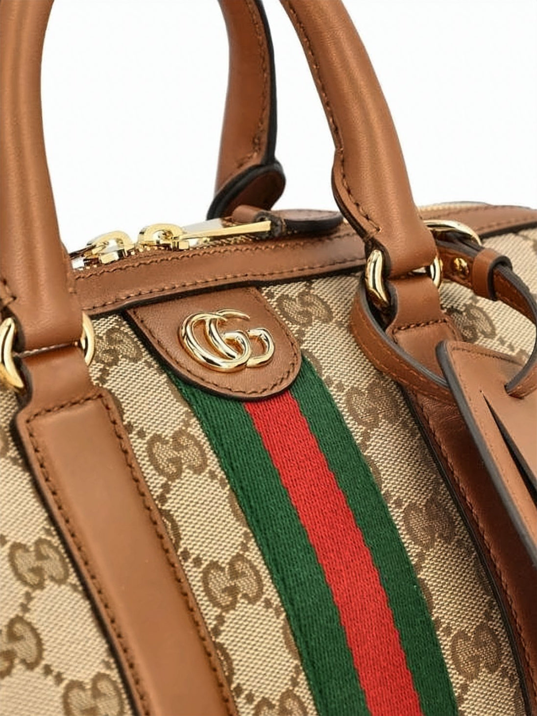 Gucci Medium Boston Bag in Classic Monogram Canvas