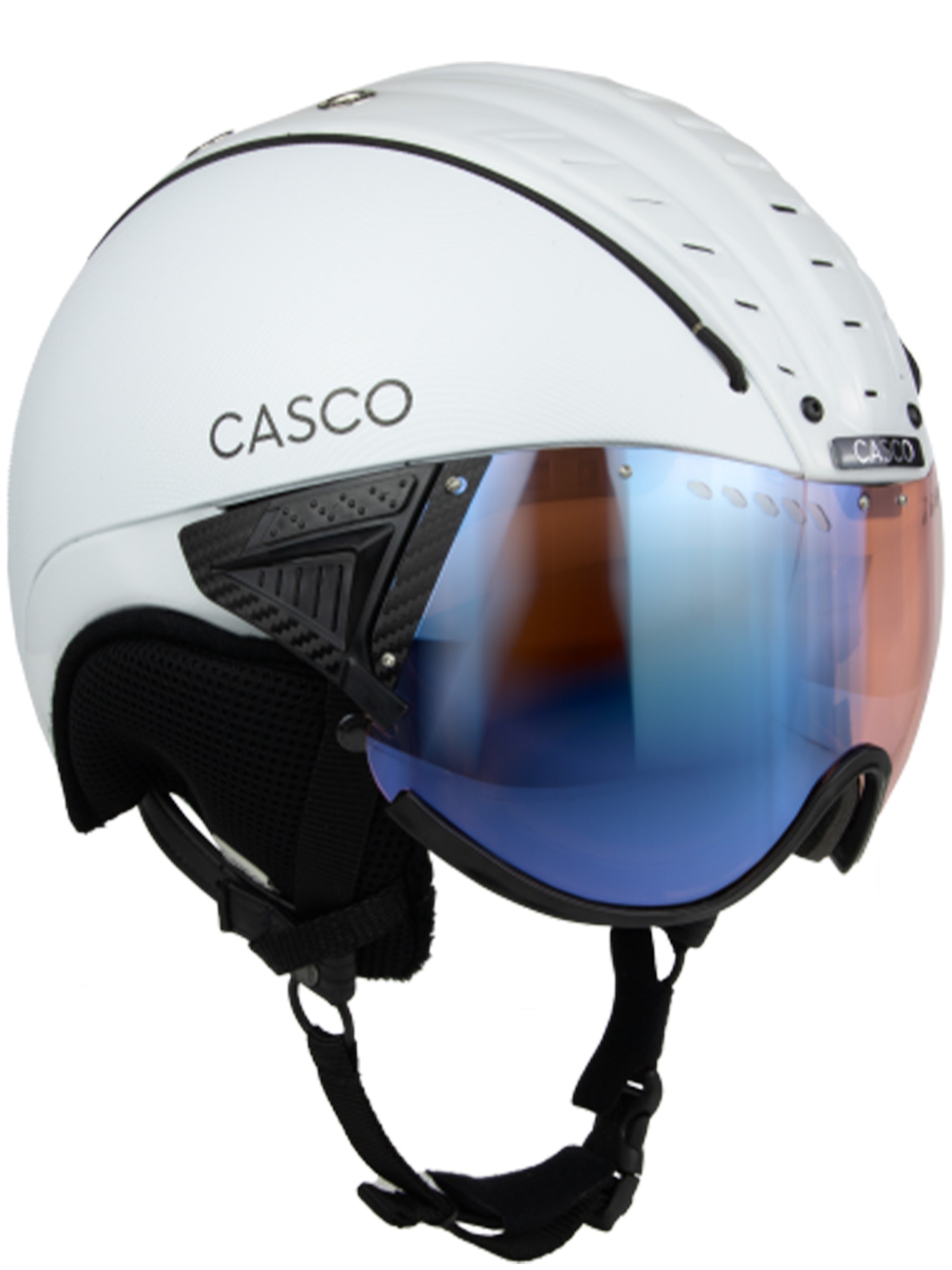 Sp2 Prime Aerodynamic White Visor Helmet