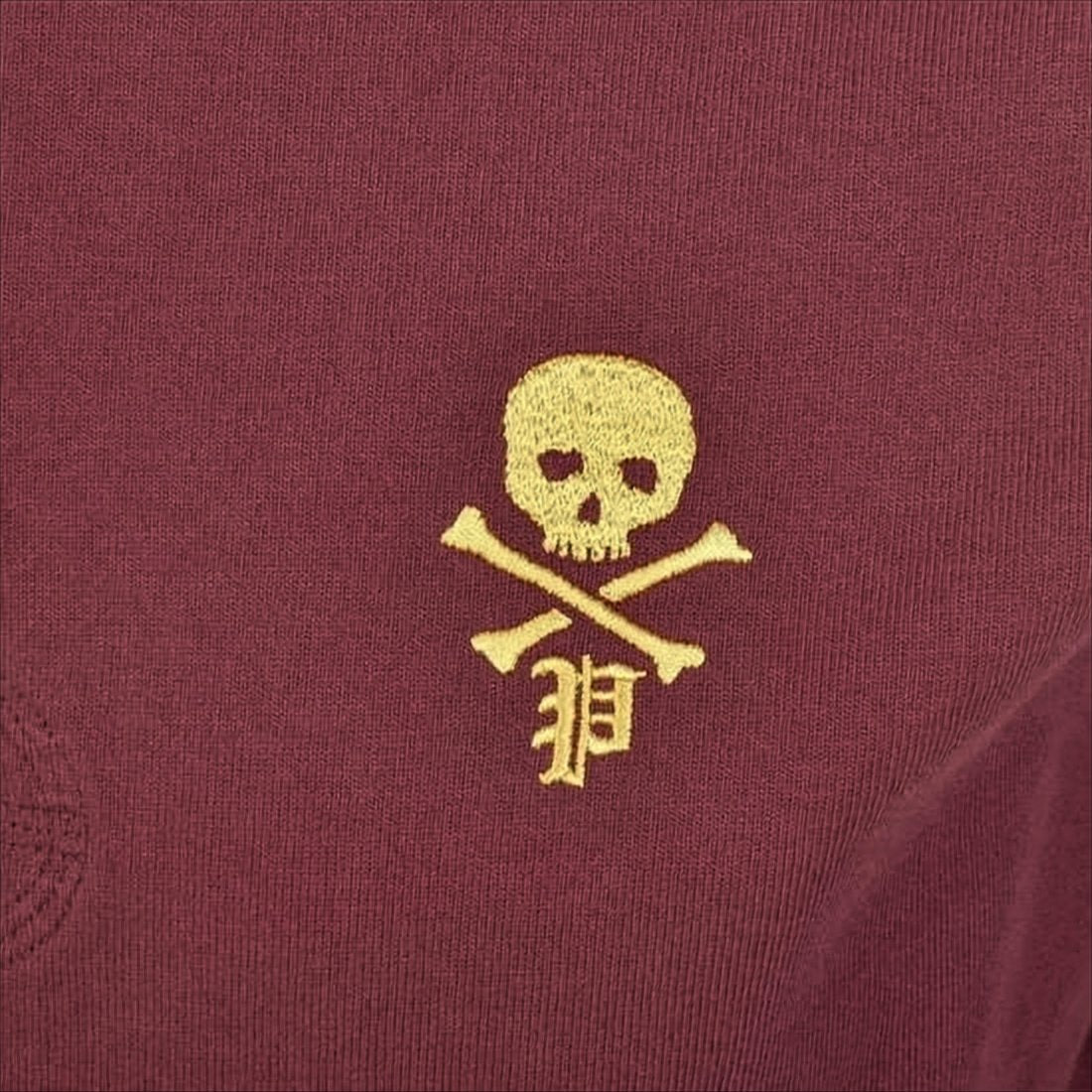 Patchwork Long-Sleeve Polo Shirt with Bold Stripes