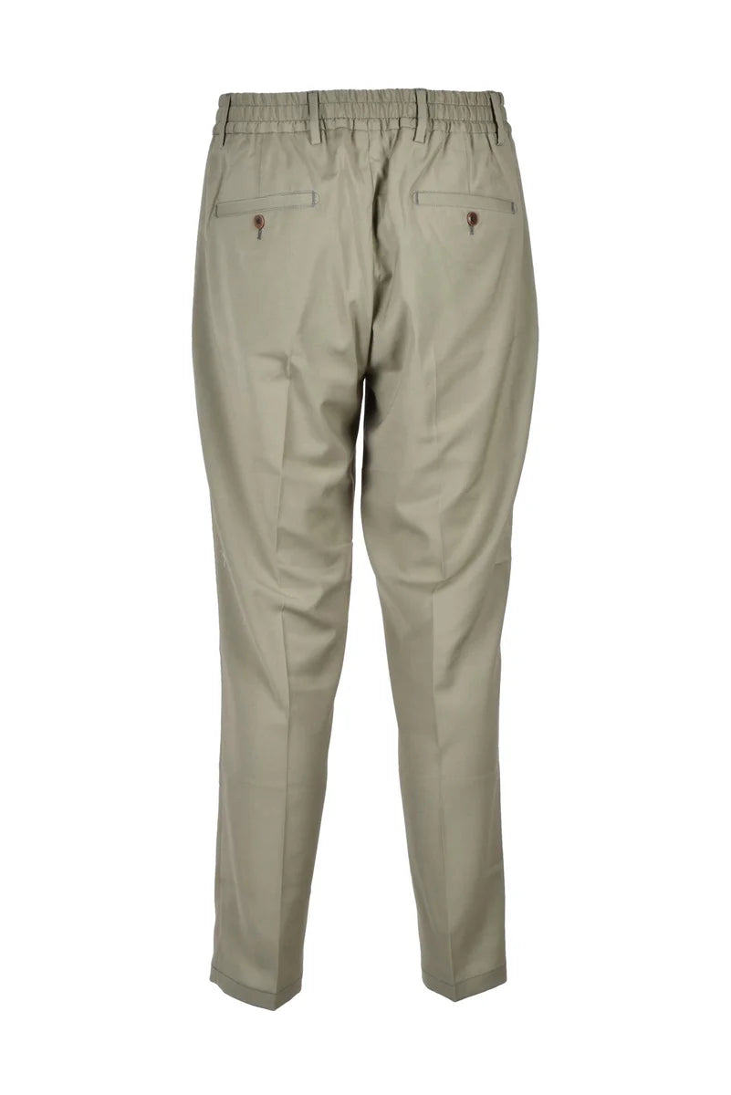 Stretch Trousers - Sage Green