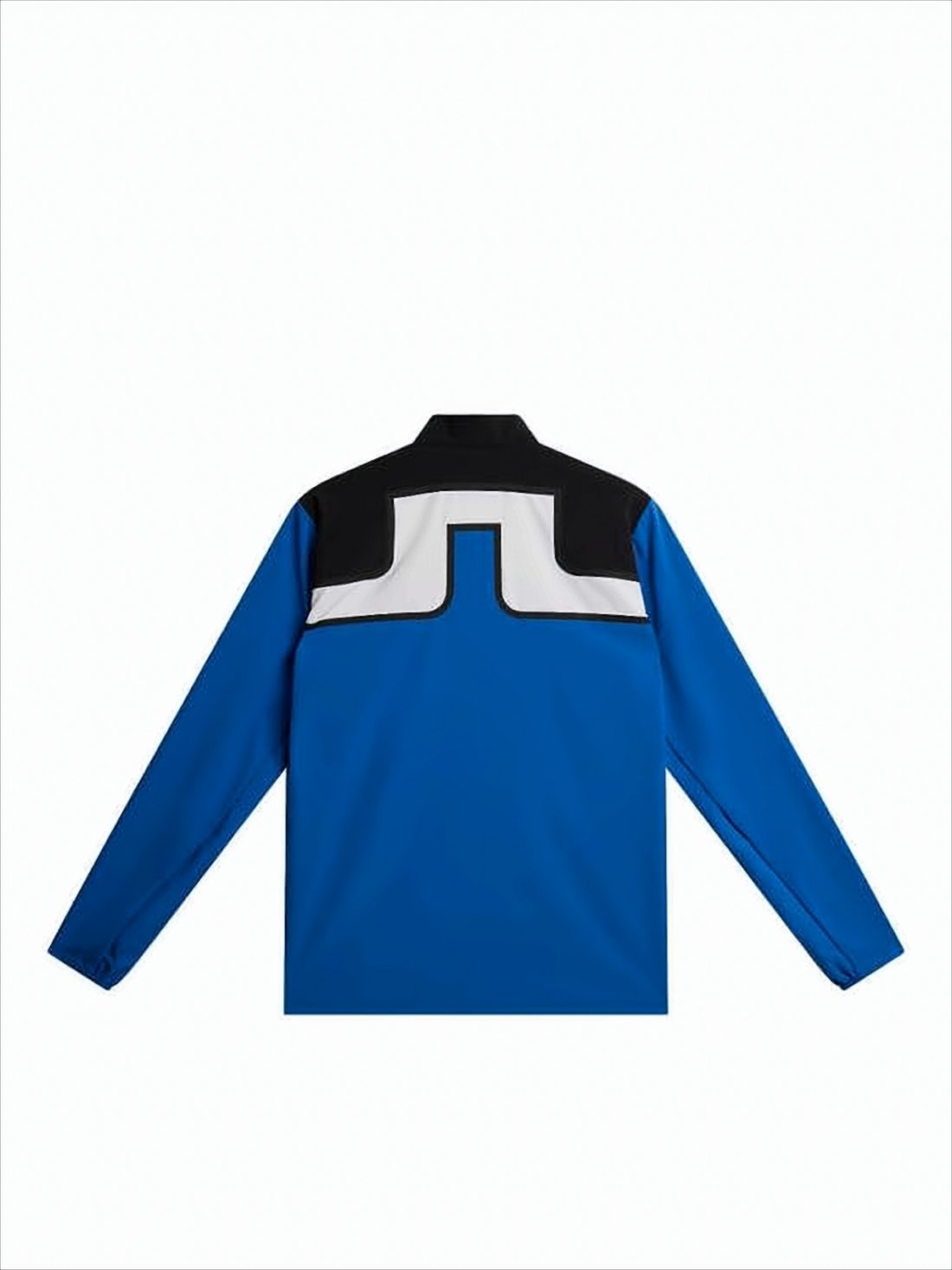 Color-Block Casual Jacket with Geometric Design