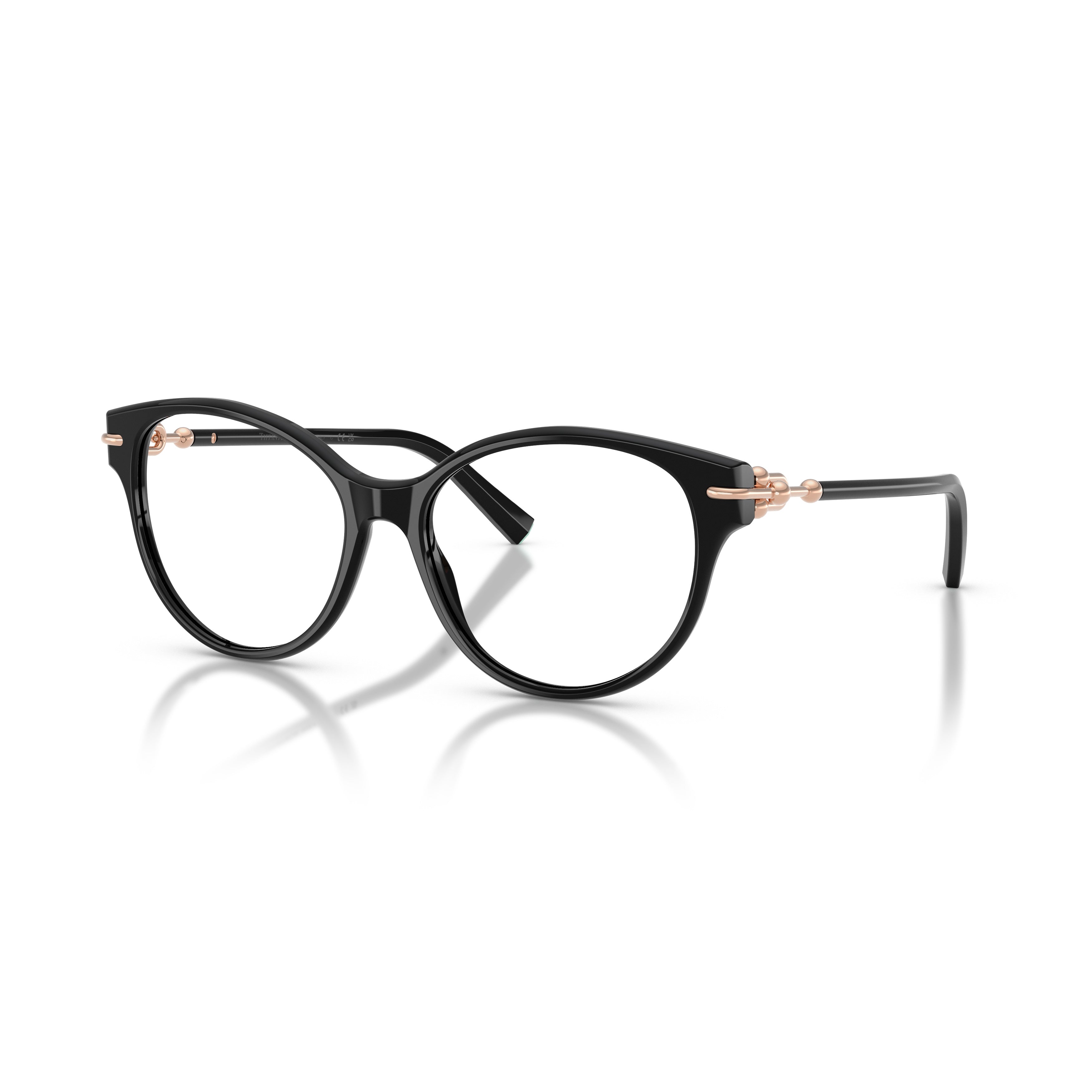 0tf2289 Classic Round Frame Black Acetate Eyeglasses