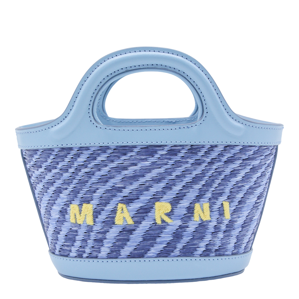 Woven Textured Handbag with Embroidered Detail