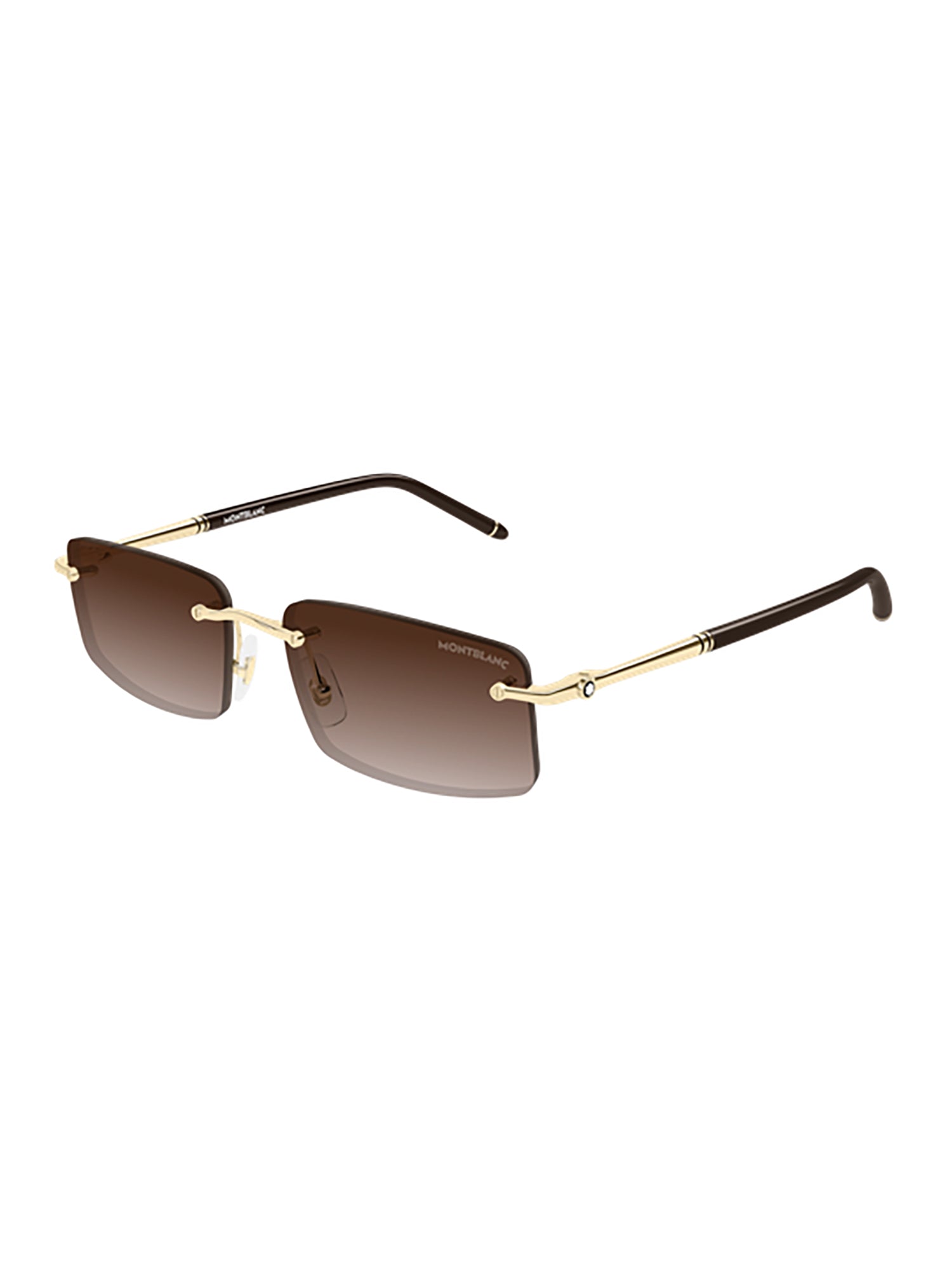 Rimless Metallic Sunglasses