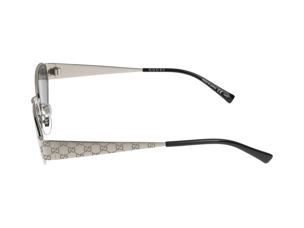 Okulary przeciwsłoneczne Gucci GG1853S 002 Silver Silver Smoke 55/19/145