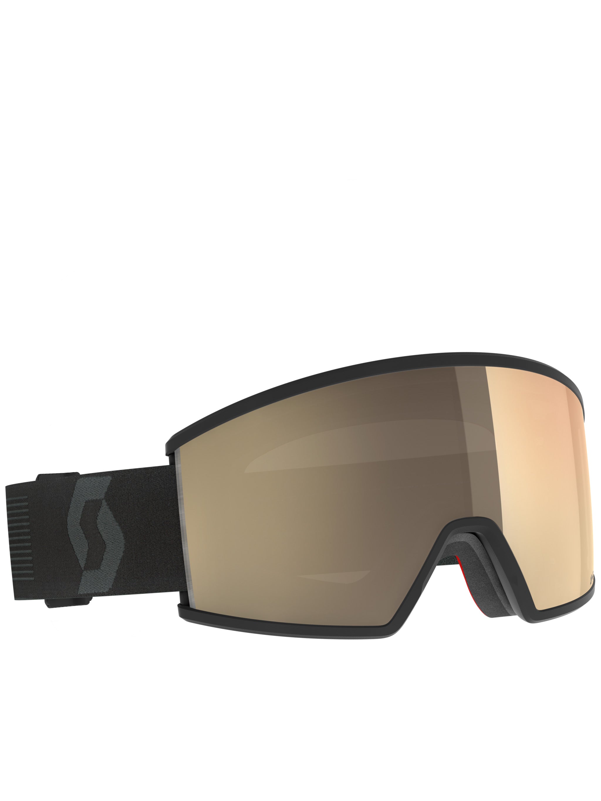 Wraparound Reflective Lens Sunglasses with Adjustable Strap
