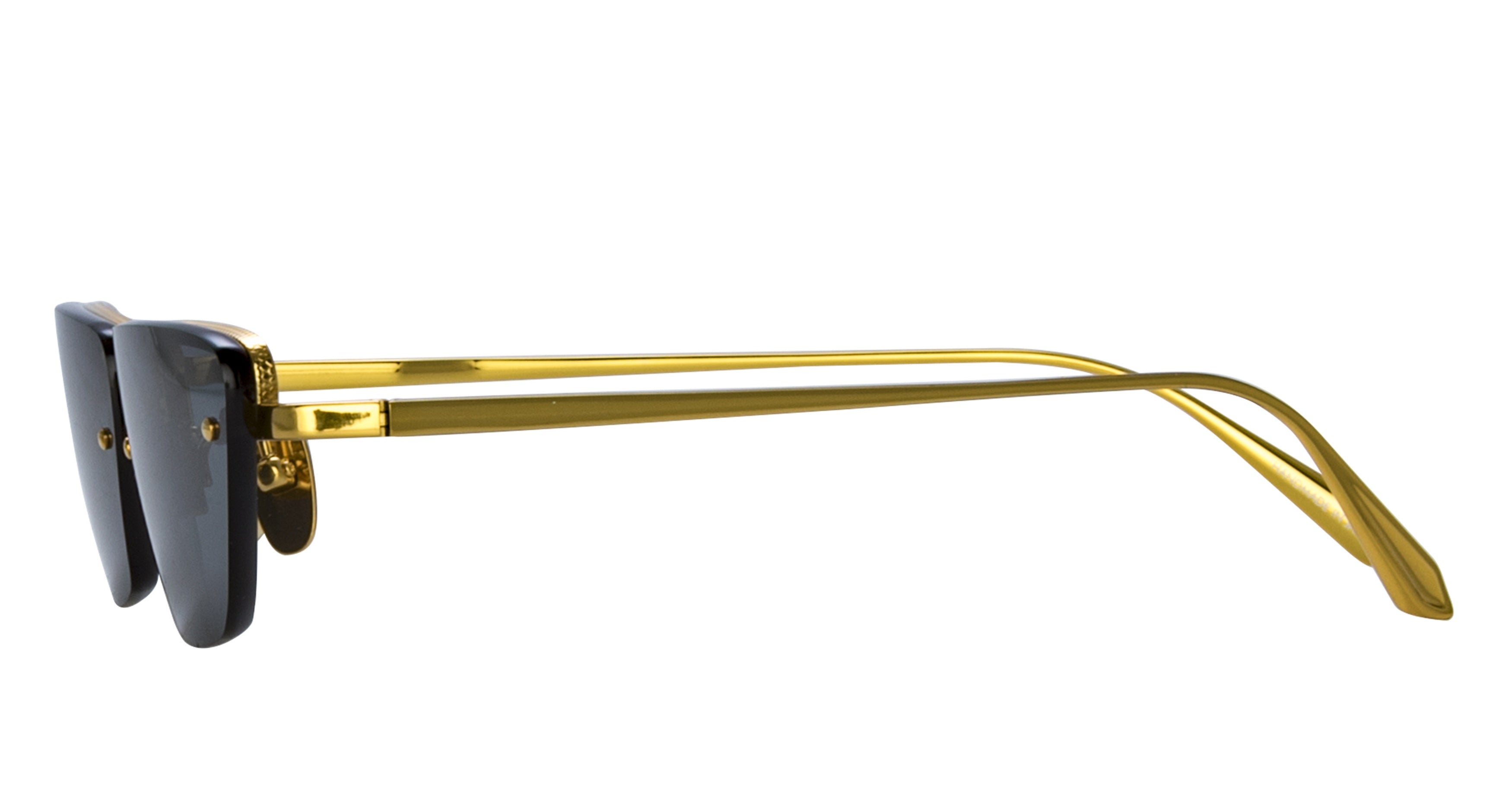 Lfl Square-Frame Sunglasses with Metallic Gold Structure