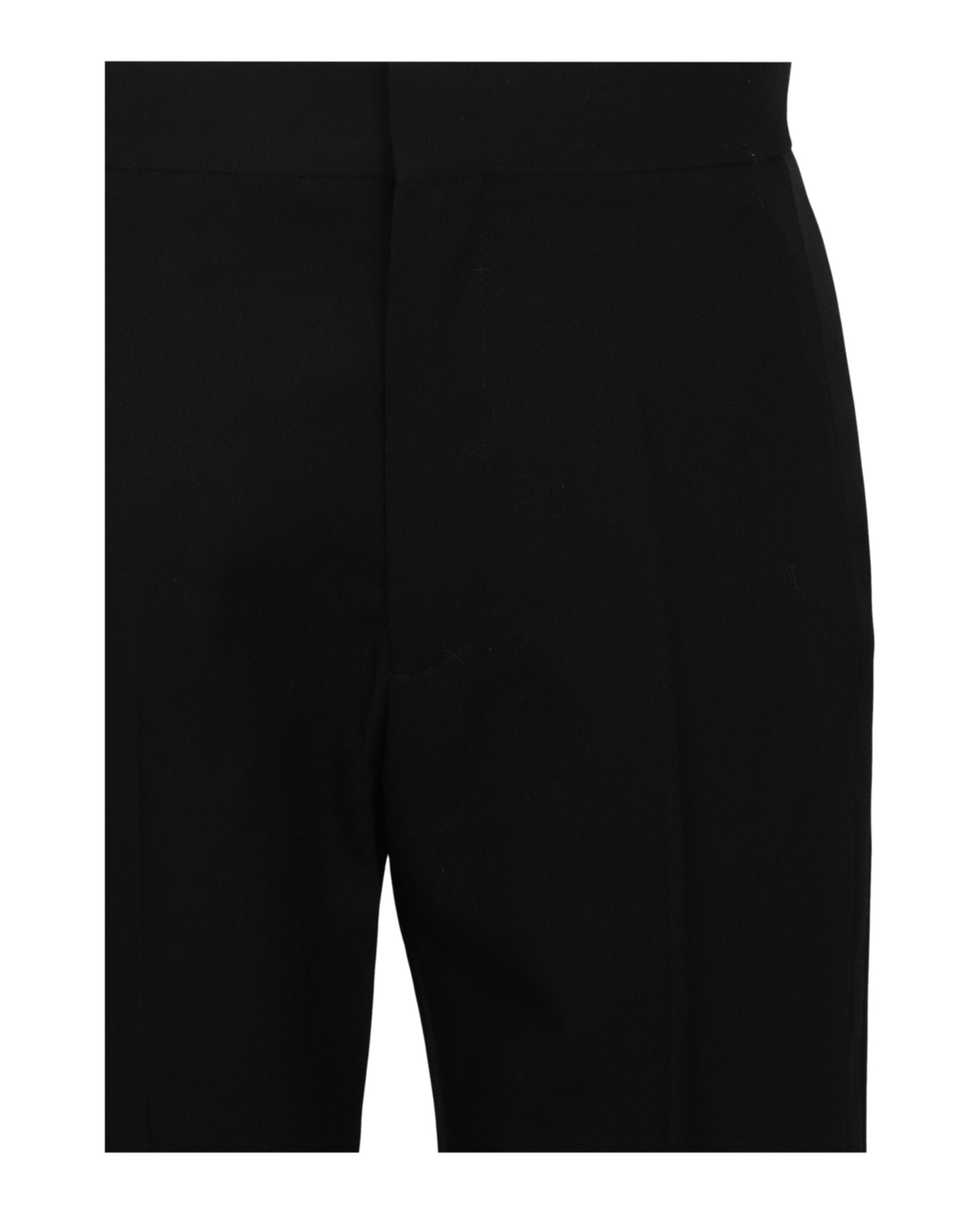 Slim-Fit Tailored Pants With Satin Piping