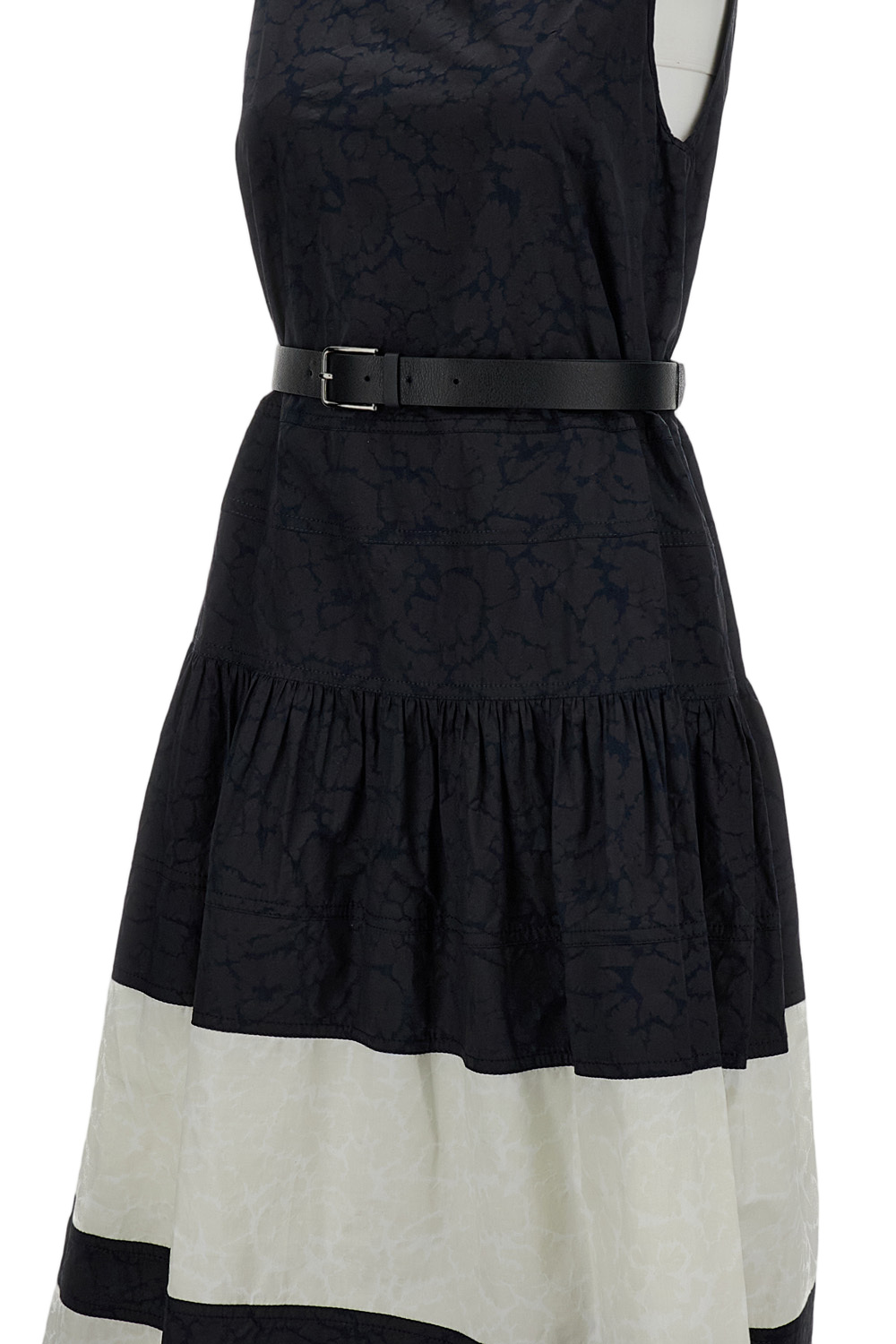 Flowing Blue Dress with Clean Lines