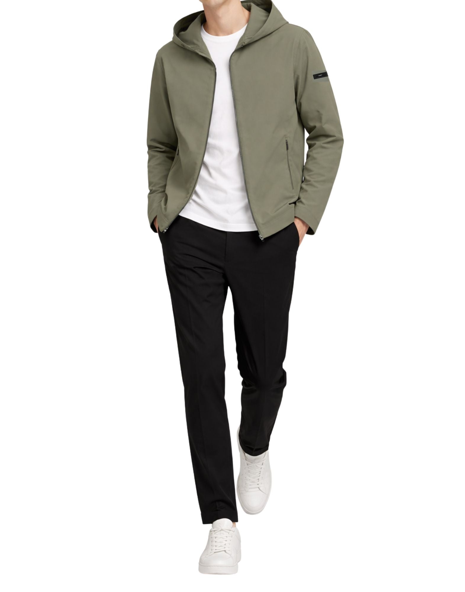 Ruiz Hood Lightweight Green Men’s Cardigan