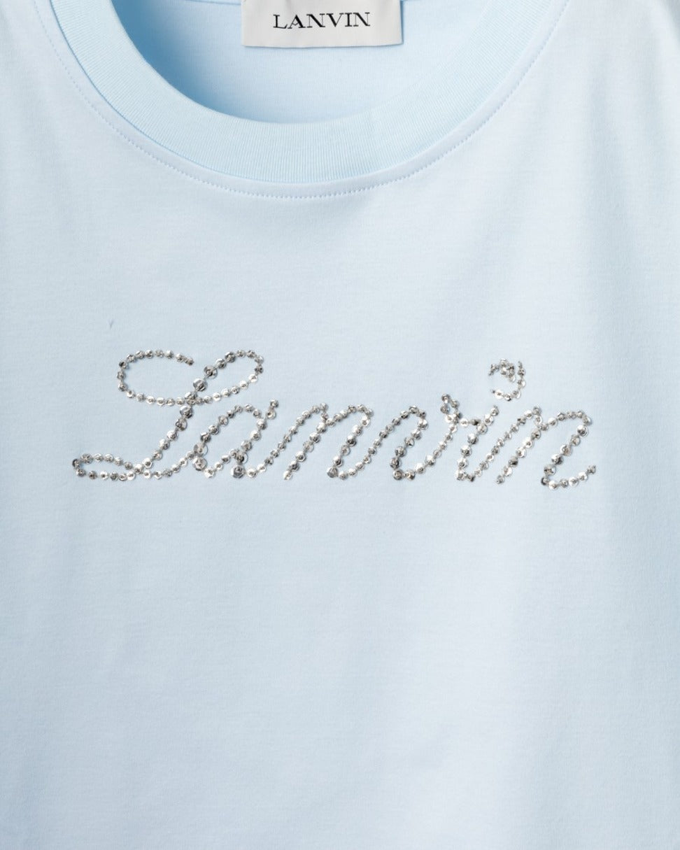 Light Blue Cotton T-Shirt