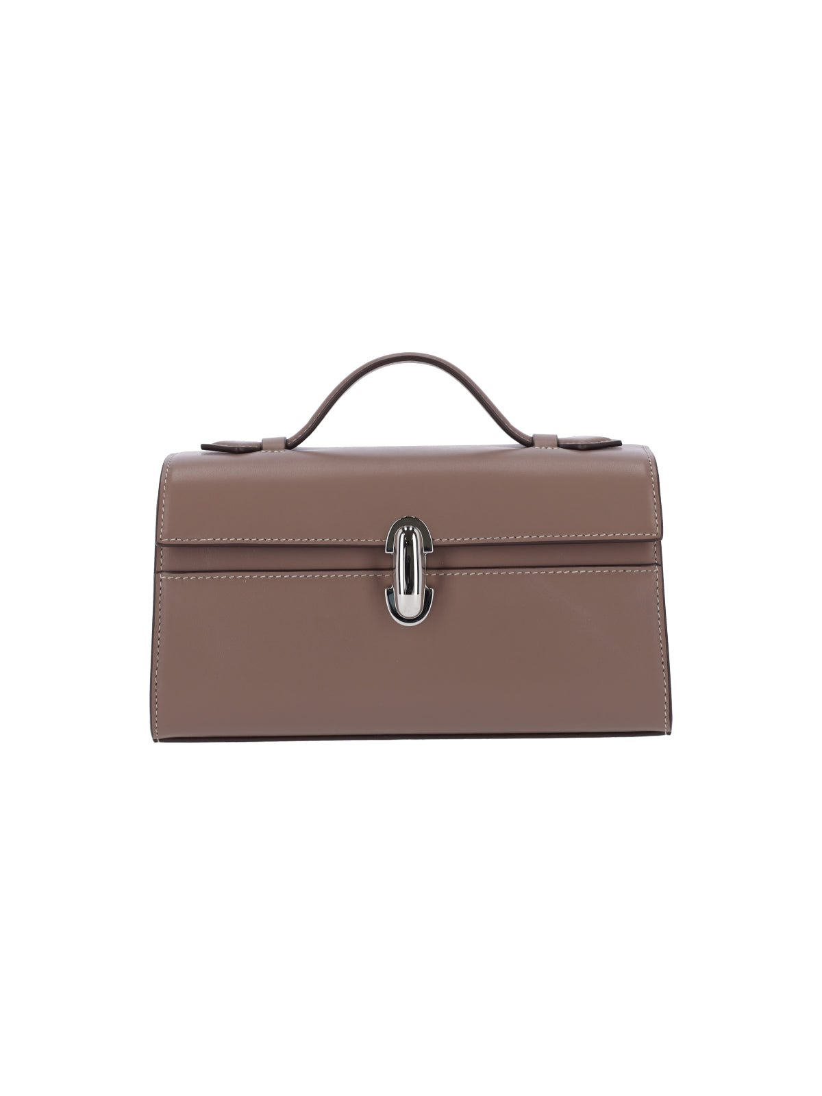 "Symmetry" Clutch Bag Taupe