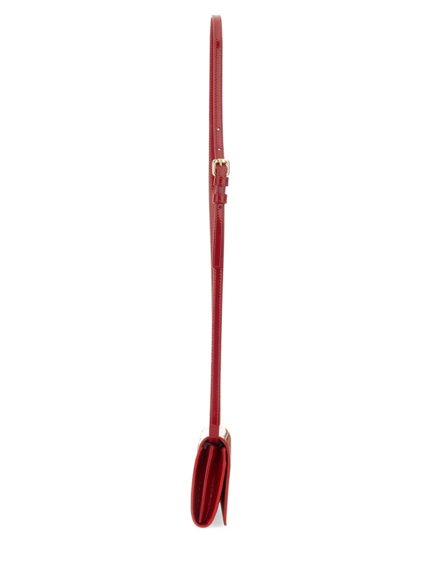 Compact Calfskin Shoulder Bag