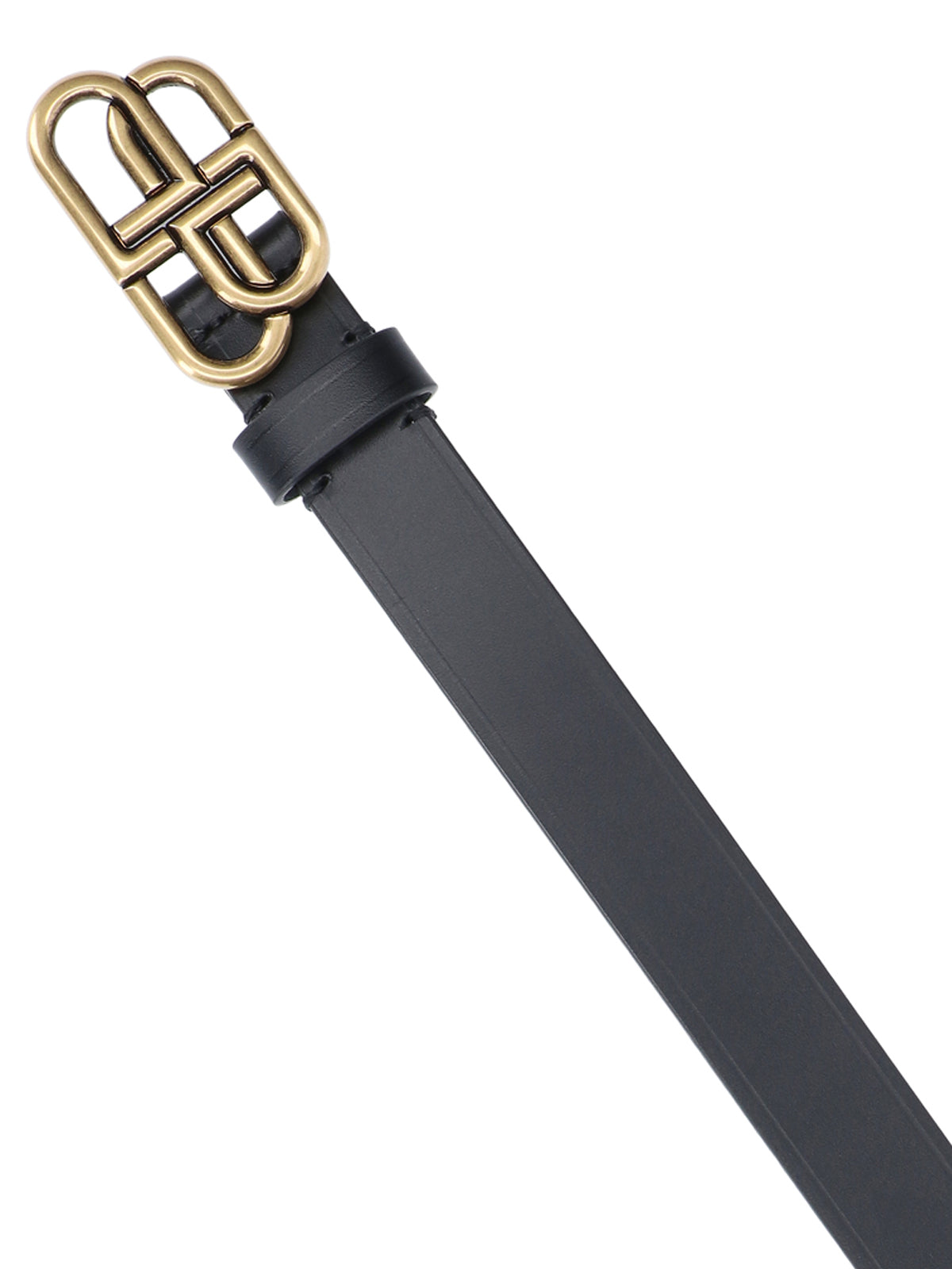 Smooth Matte Black Belt With Minimalist Design