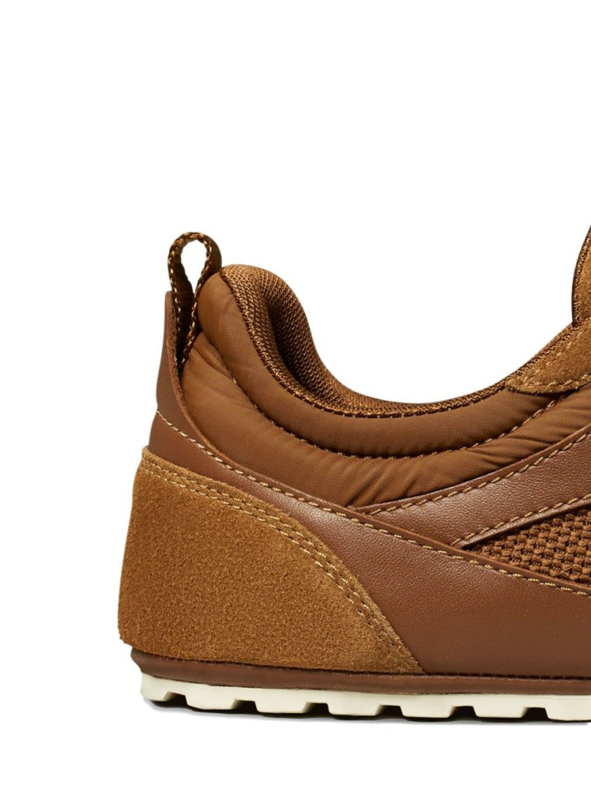 Brown Sneakers with Low-Profile Silhouette
