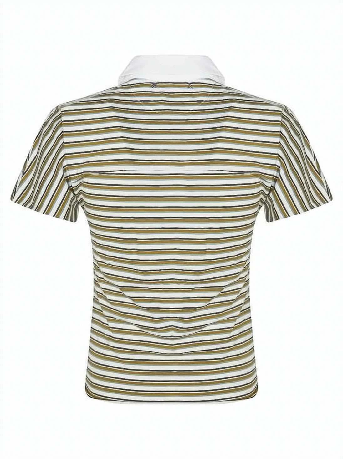 Short-Sleeved Polo Shirt in Fine Wool