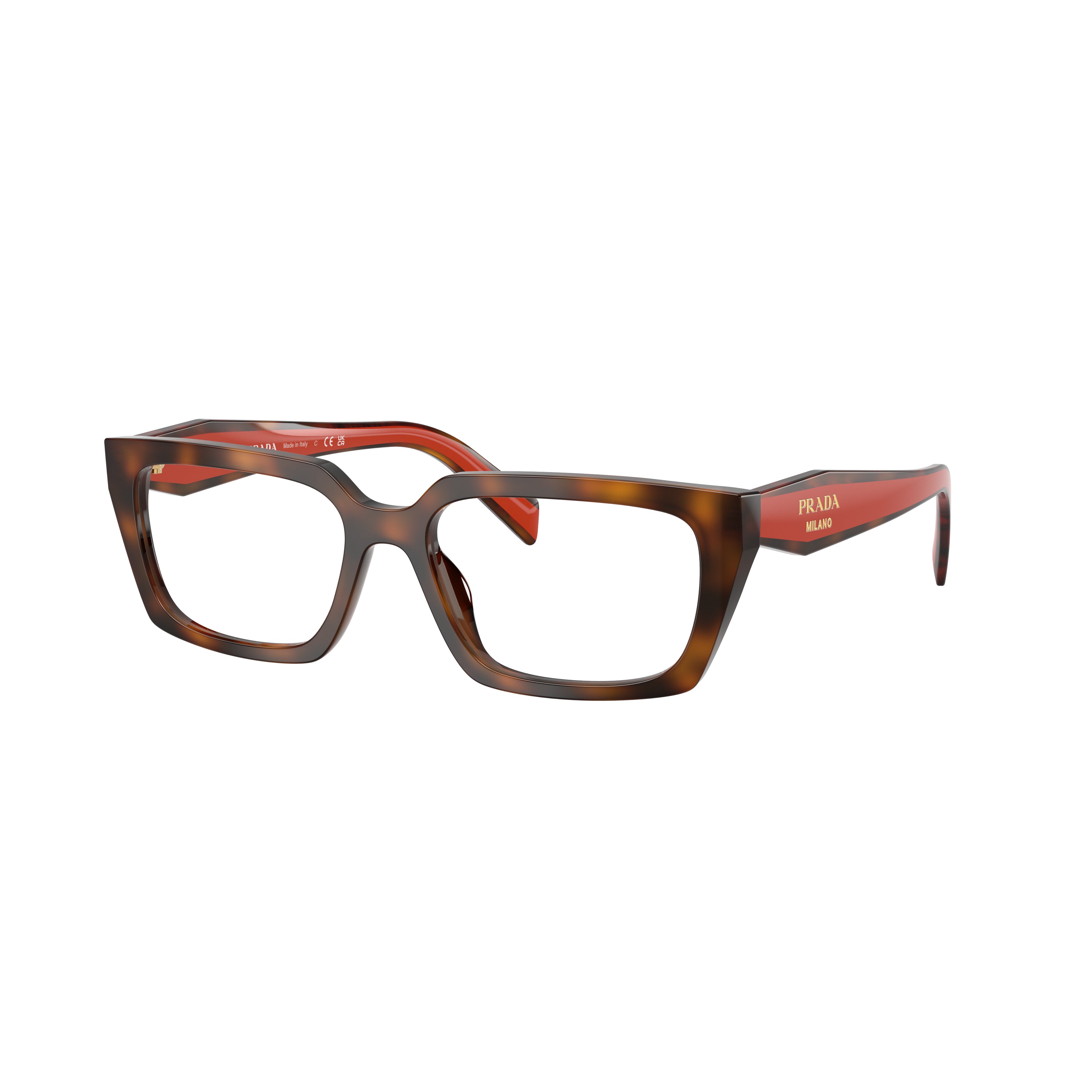 0pr D05v Oversized Rectangular Tortoiseshell Sunglasses