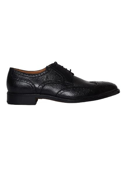 Hand-Sewn Laced Derby Model Shoe