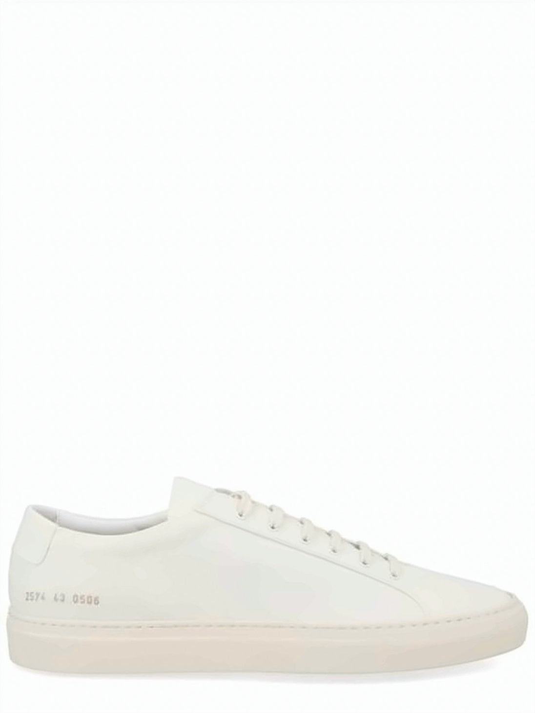 Minimalist Canvas Low-Top Sneakers with Subtle Gold Detailing
