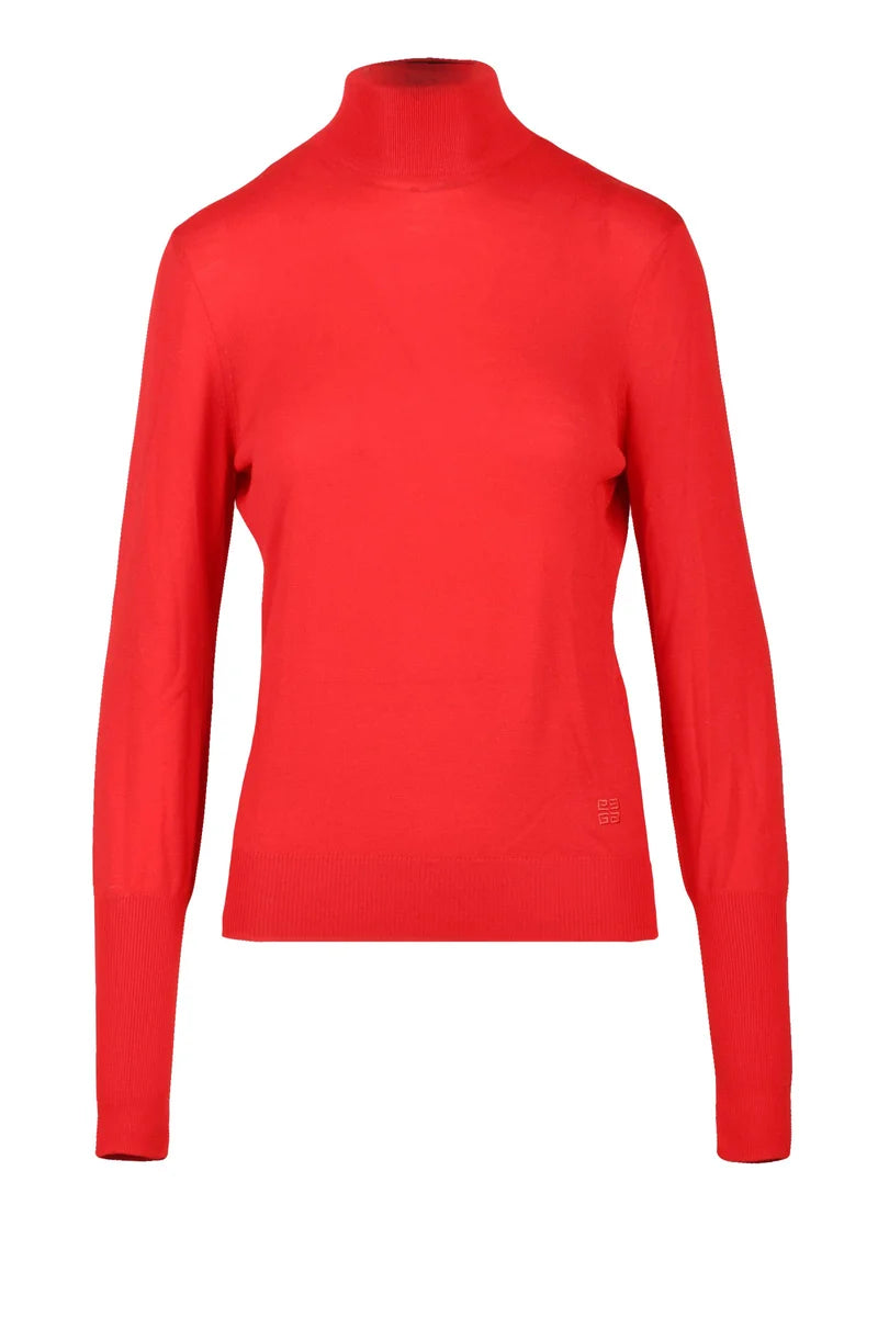 Wool Turtleneck - Red
