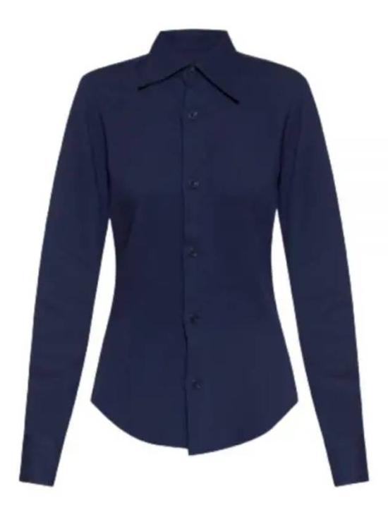 Fitted Long-Sleeve Shirt with Classic Collar and Tailored Silhouette
