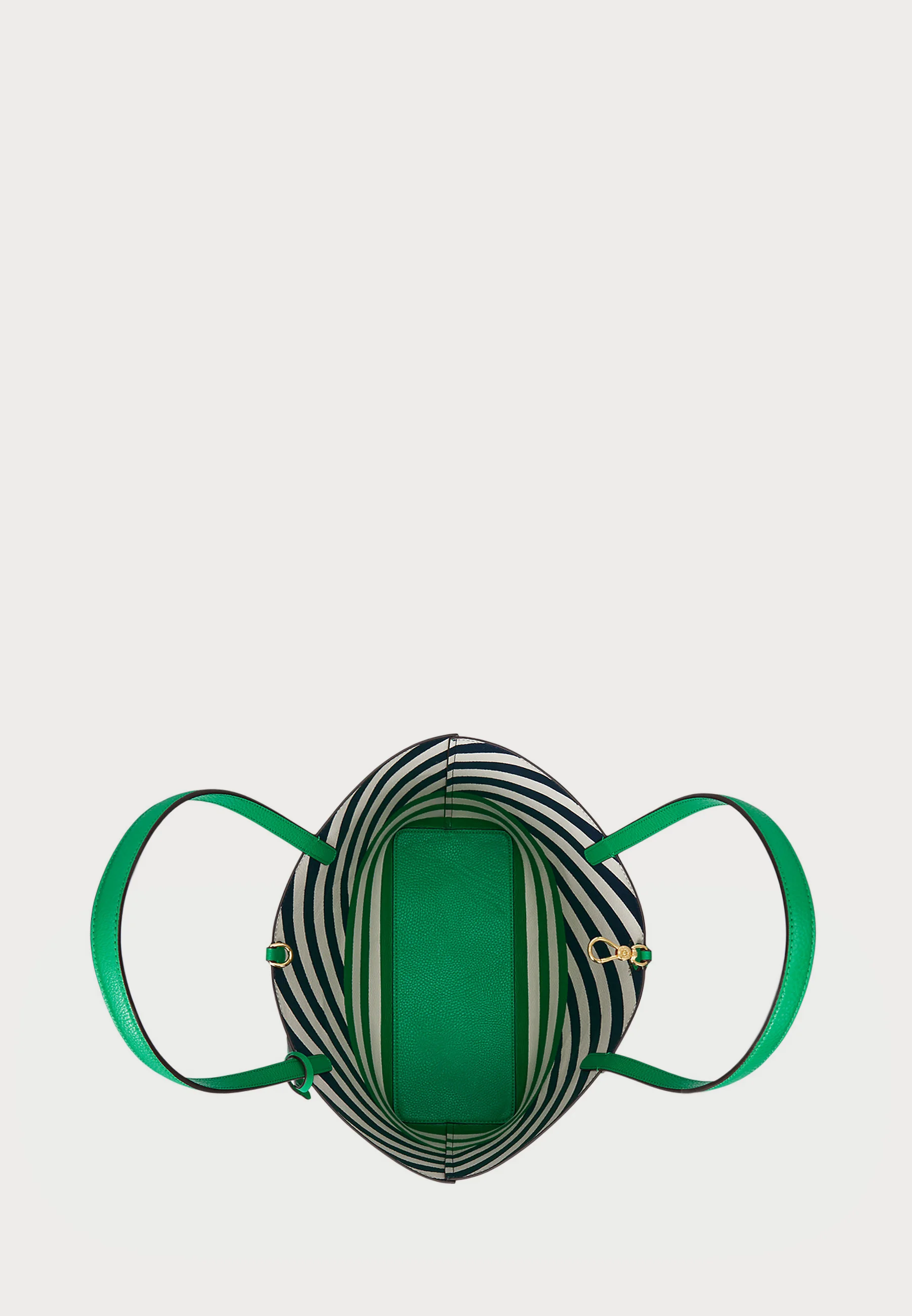 Green Reversible Polyurethane Tote Bag