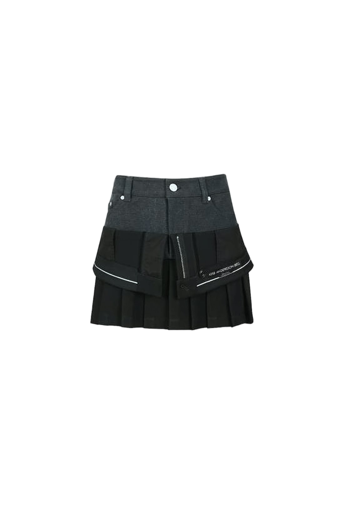 Layered Black Mini Skirt