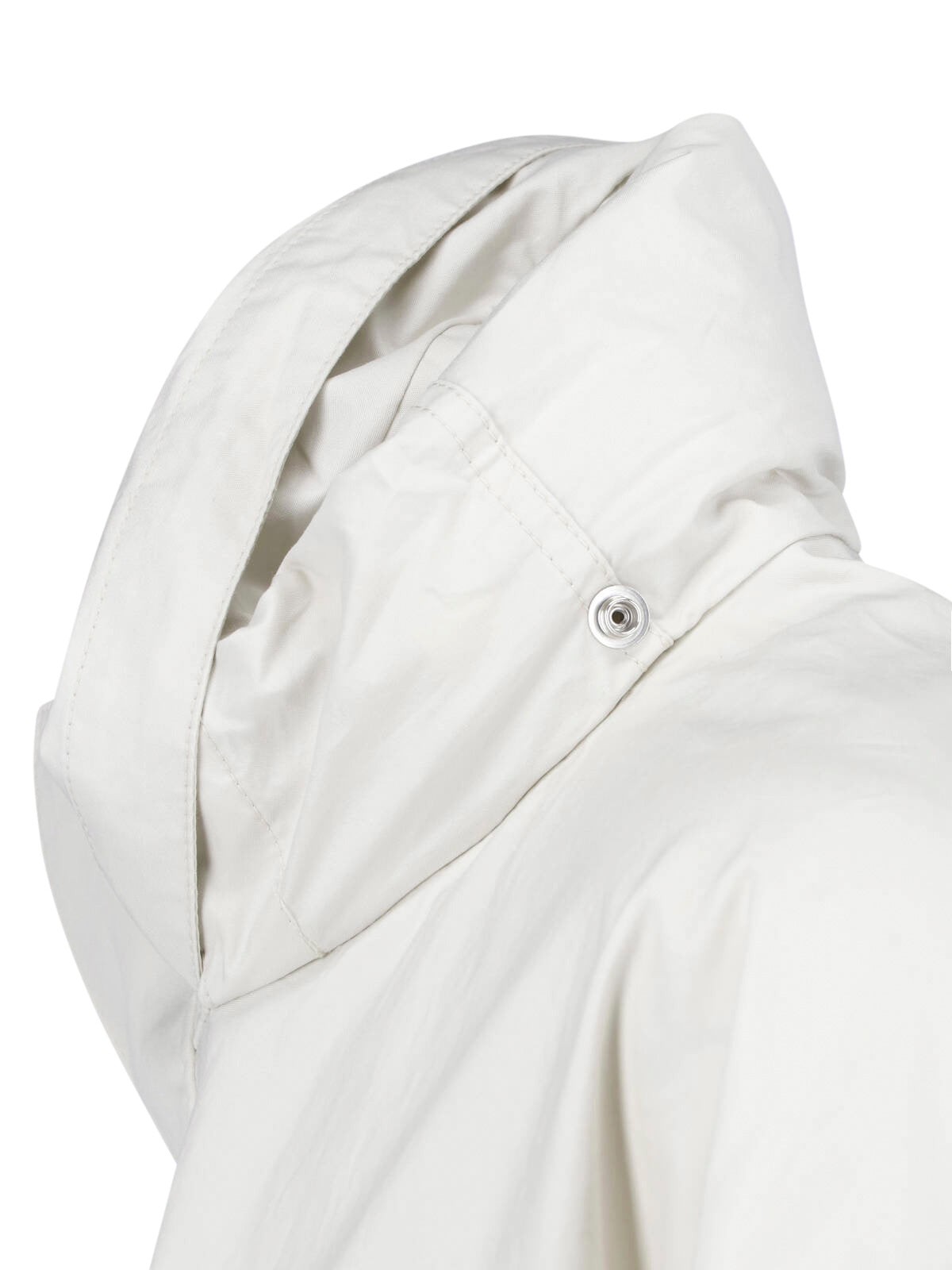 Gray Short Ventile Cotton Parka Jacket