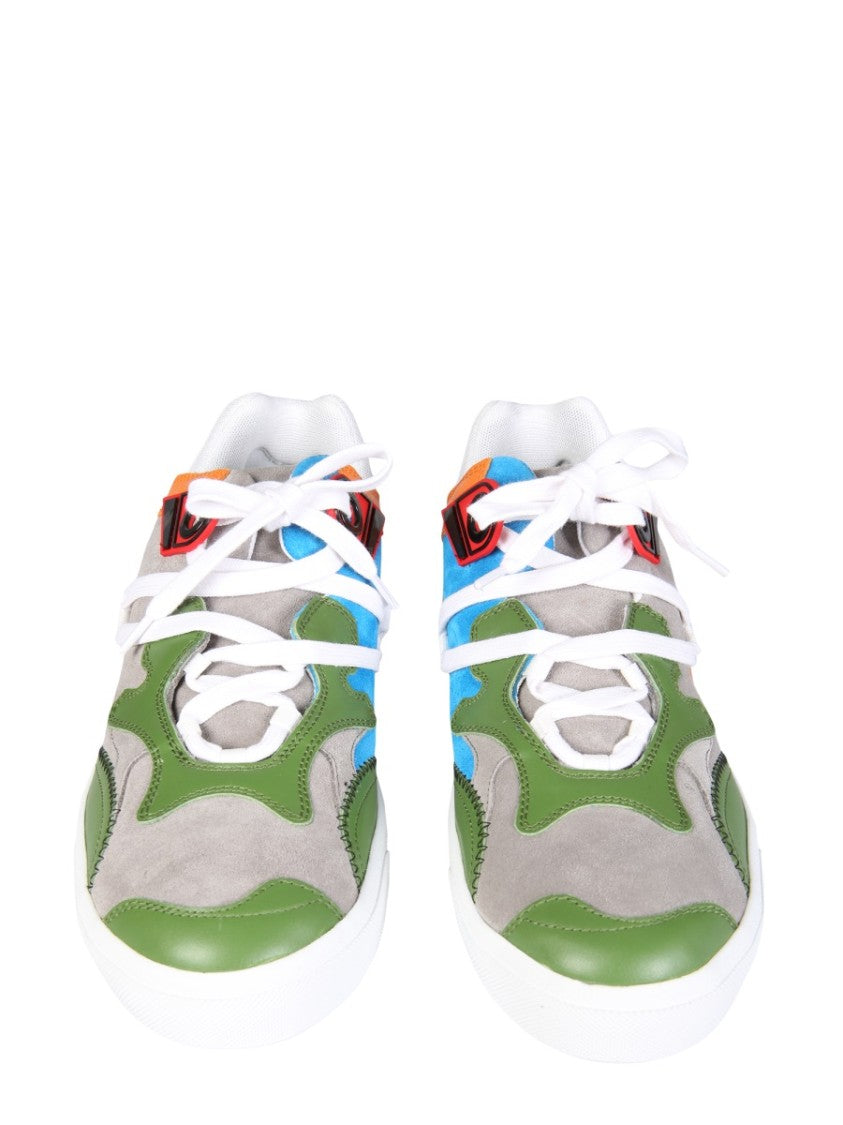 Sporty Hybrid Sneakers With Suede